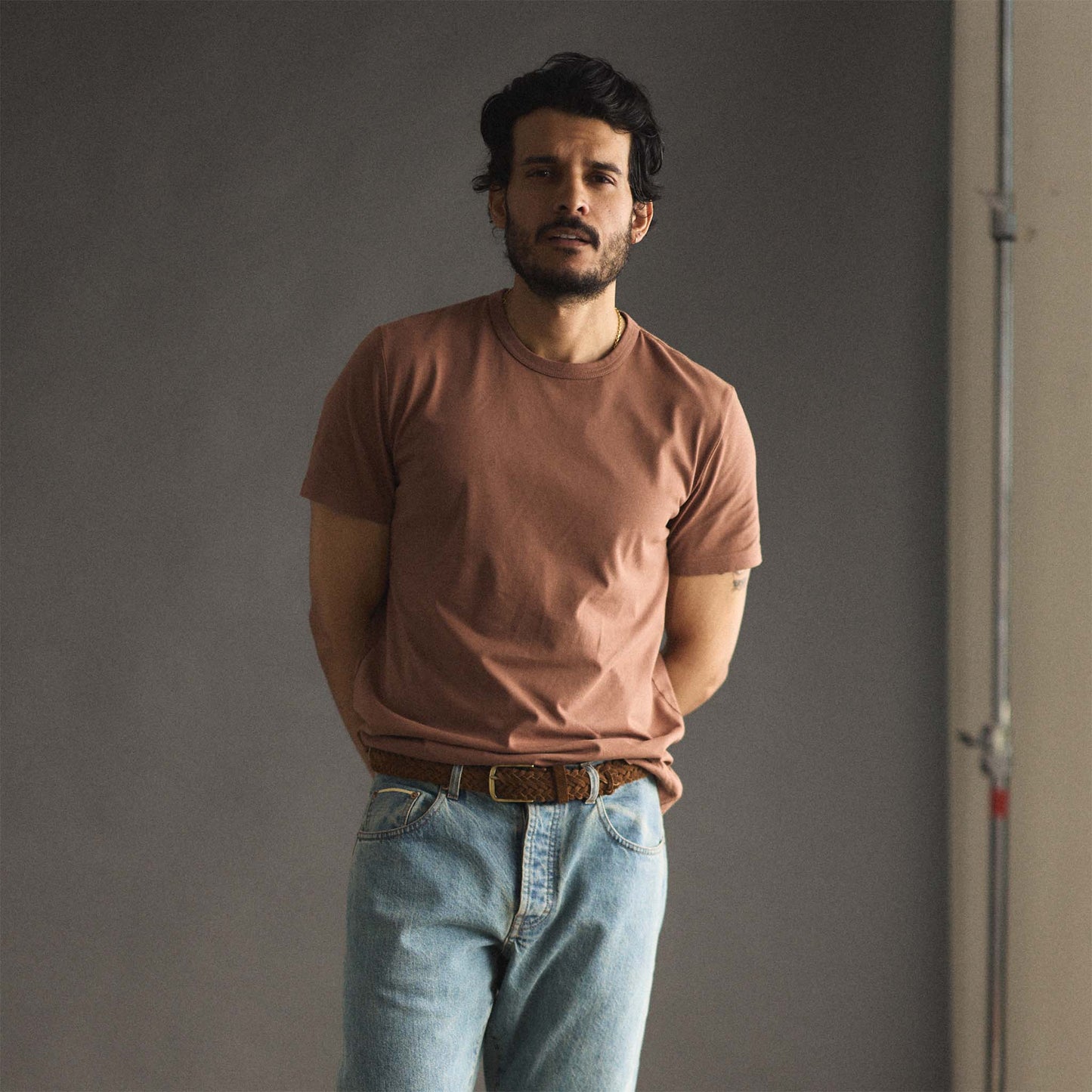 The Organic Cotton Tee in Faded Brick