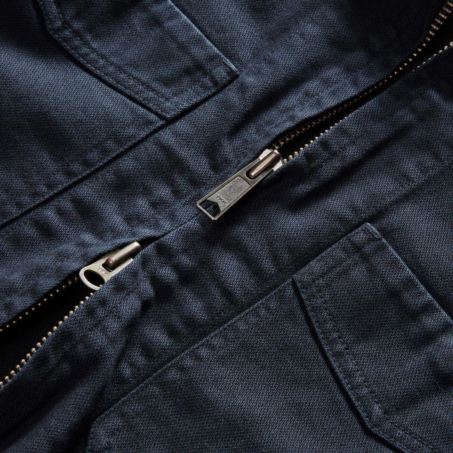 The Station Jacket in Dark Navy Broken Twill