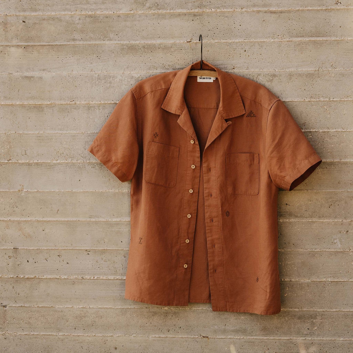 The Conrad Shirt in Adobe Embroidery