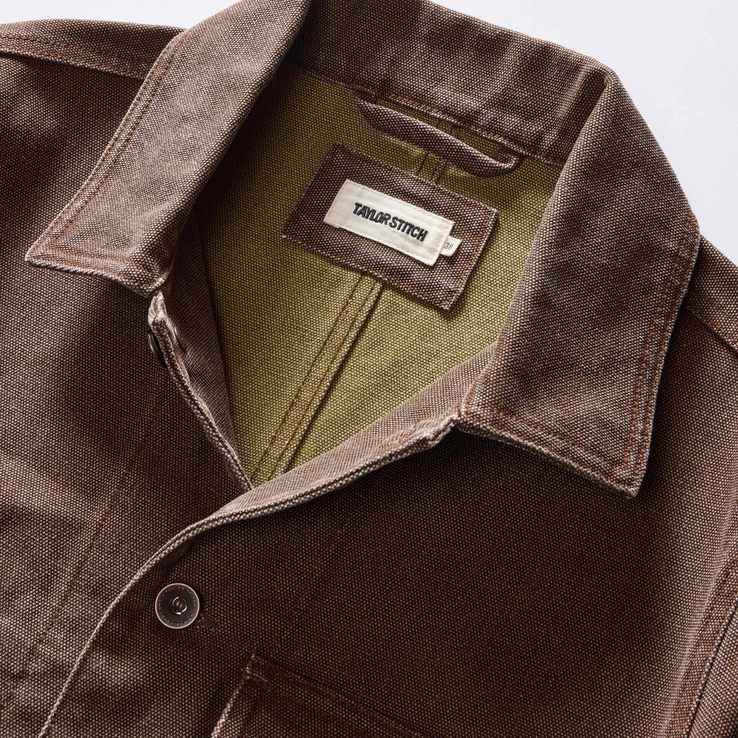 The Fremont Jacket in Aged Penny Chipped Canvas