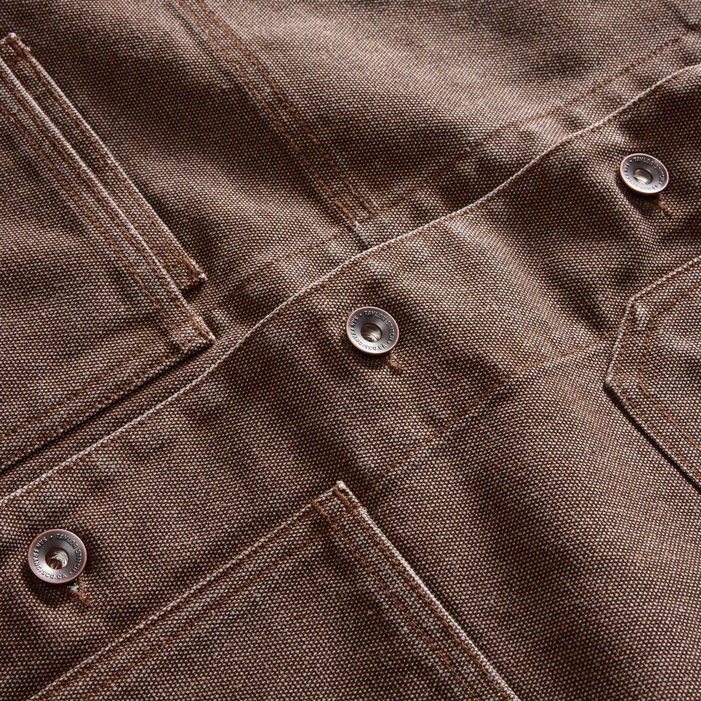The Fremont Jacket in Aged Penny Chipped Canvas