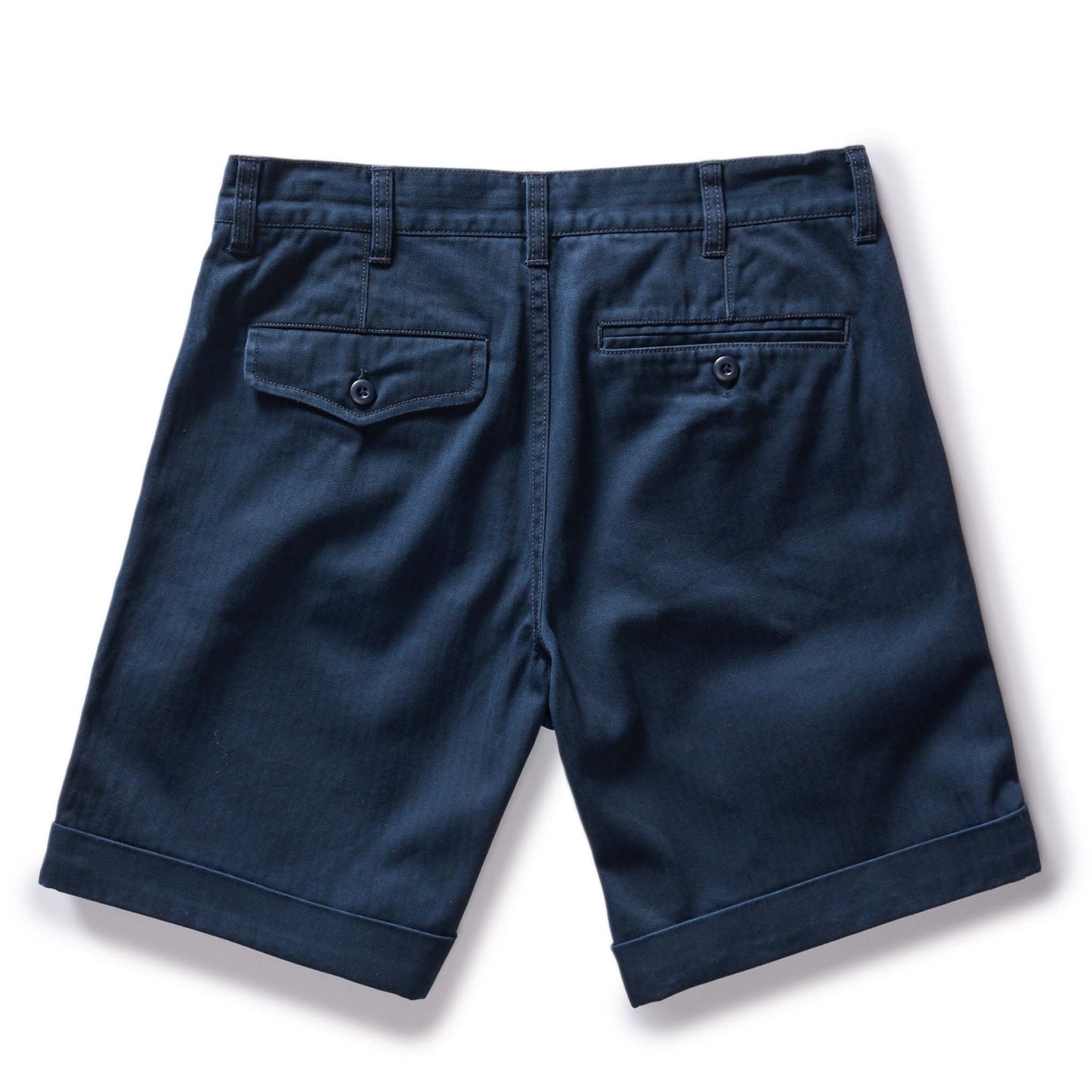 The Matlow Short in Dark Navy Herringbone