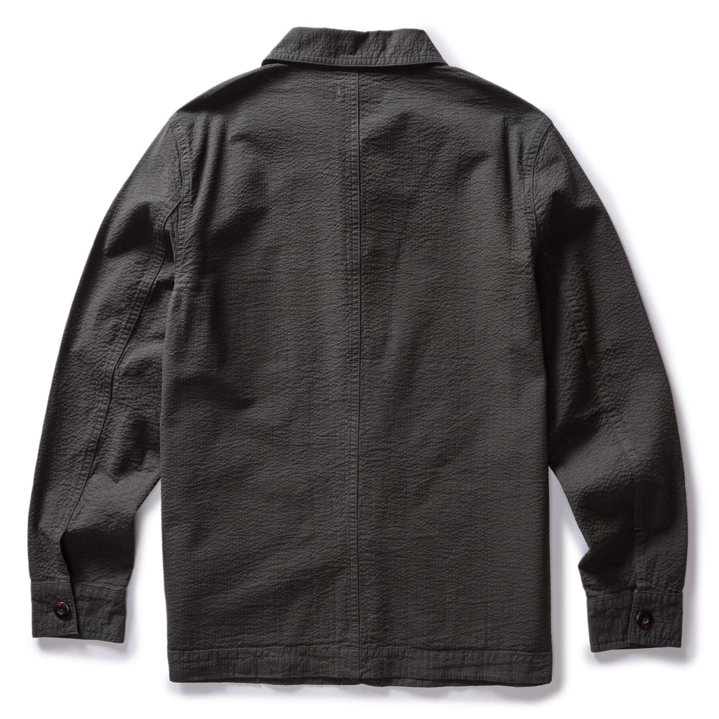 The Ojai Jacket in Faded Black Seersucker