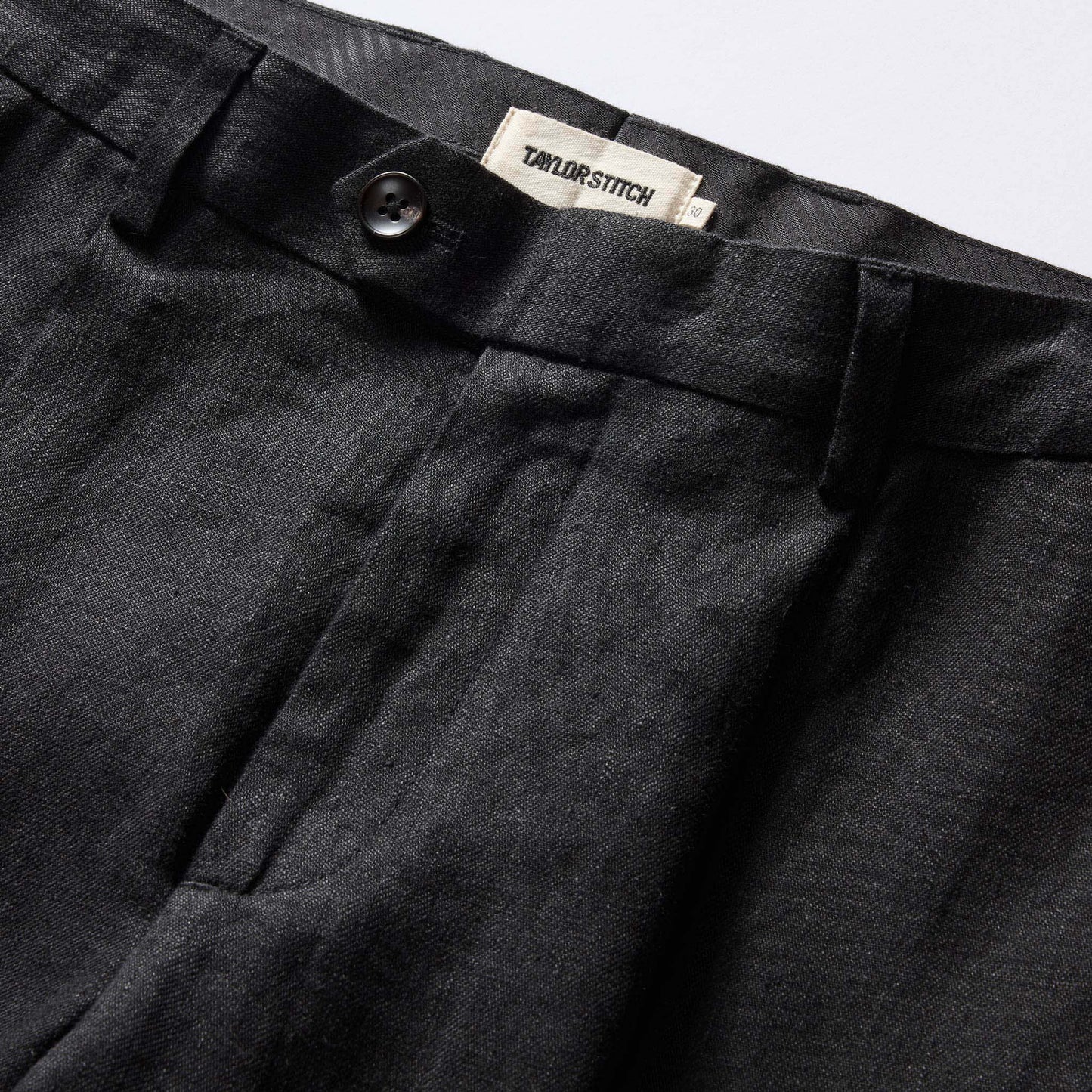 The Thomas Trouser in Coal Linen Twill
