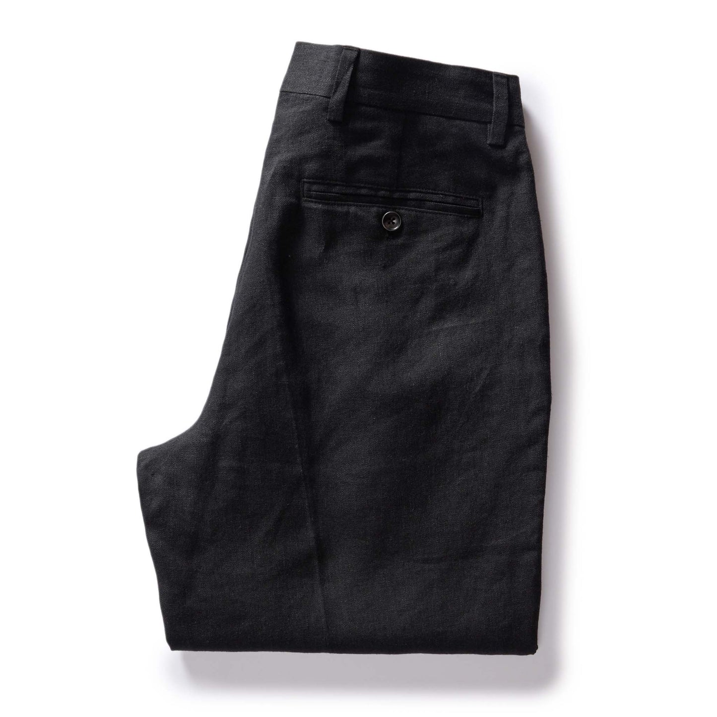 The Thomas Trouser in Coal Linen Twill