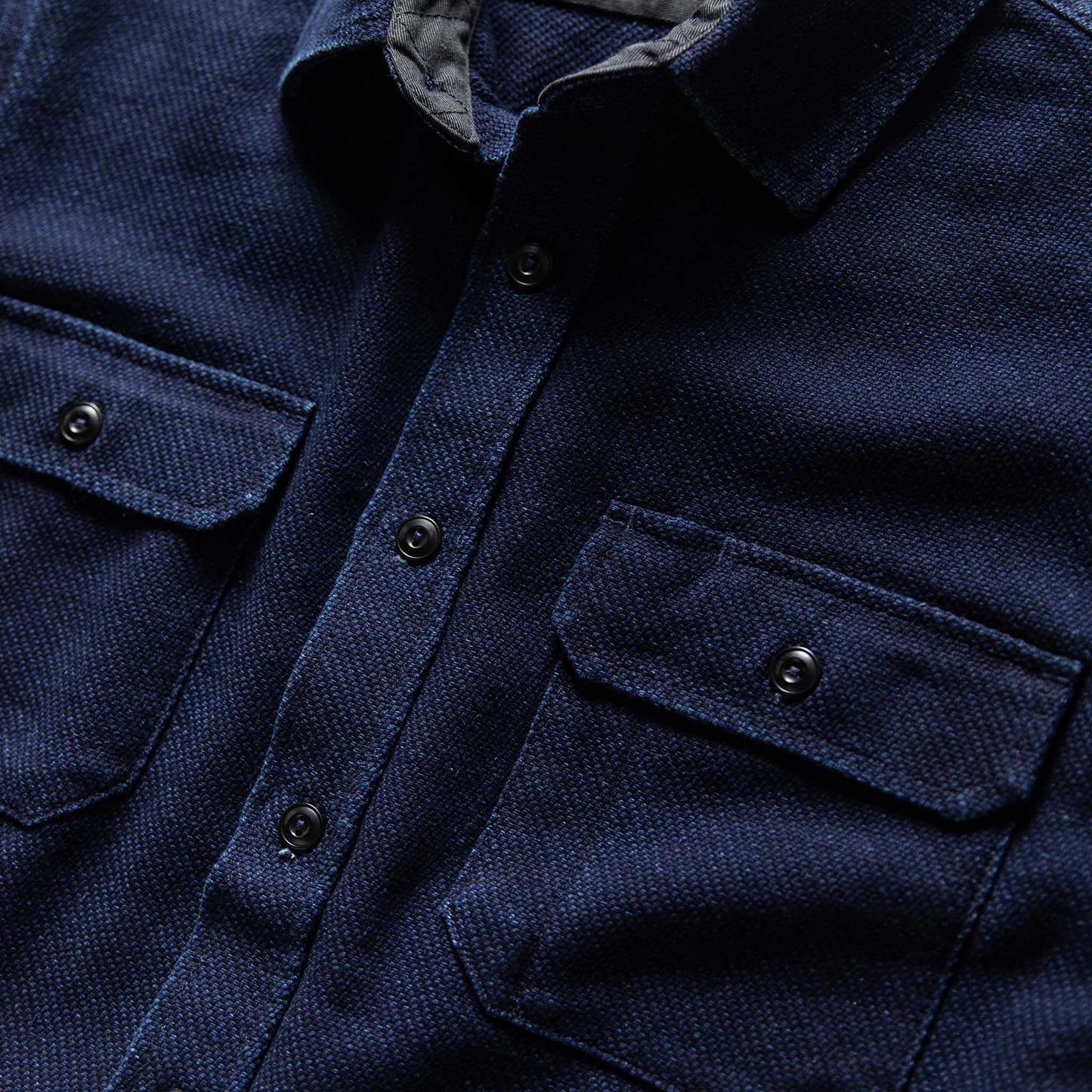 The Division Shirt in Indigo Twill