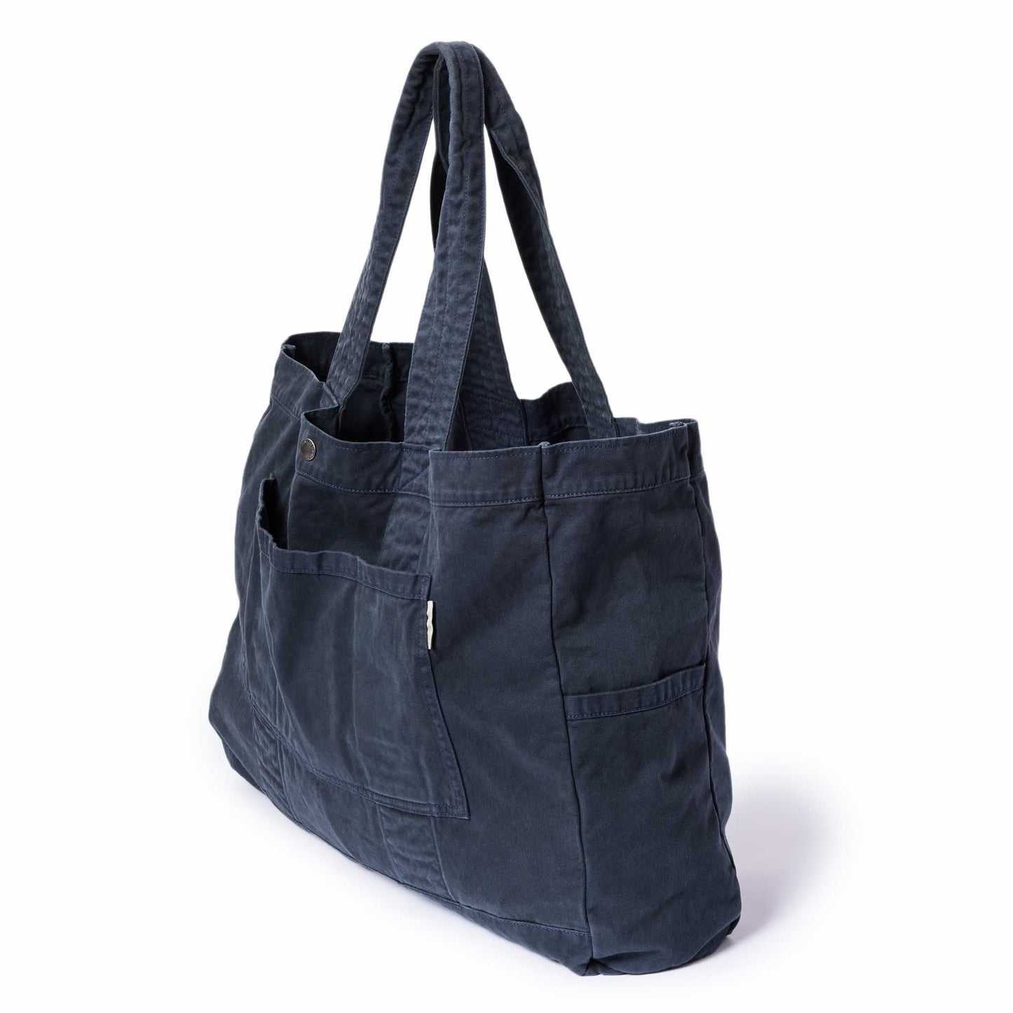 The Foundation Tote in Organic Navy