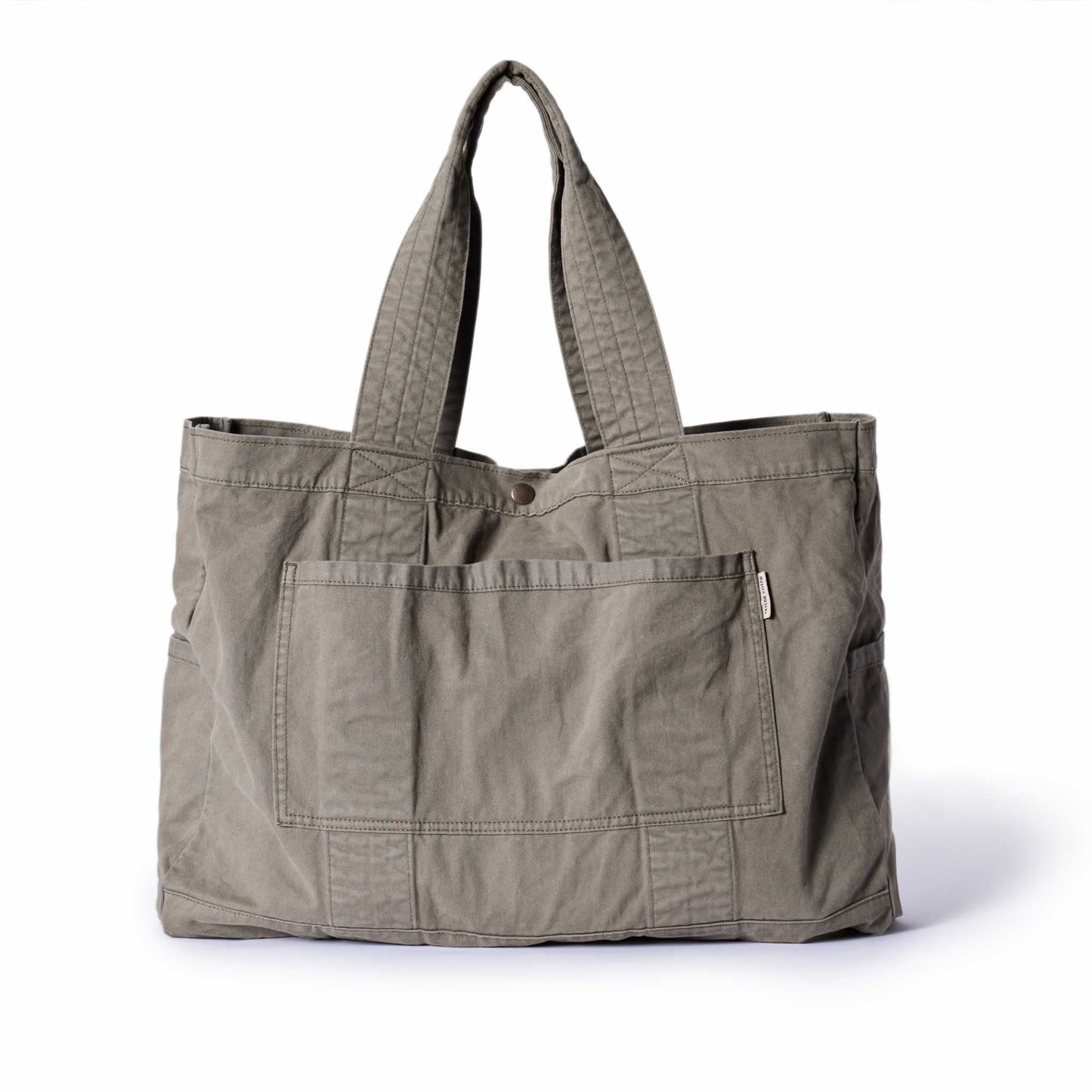 The Foundation Tote in Organic Smoked Olive