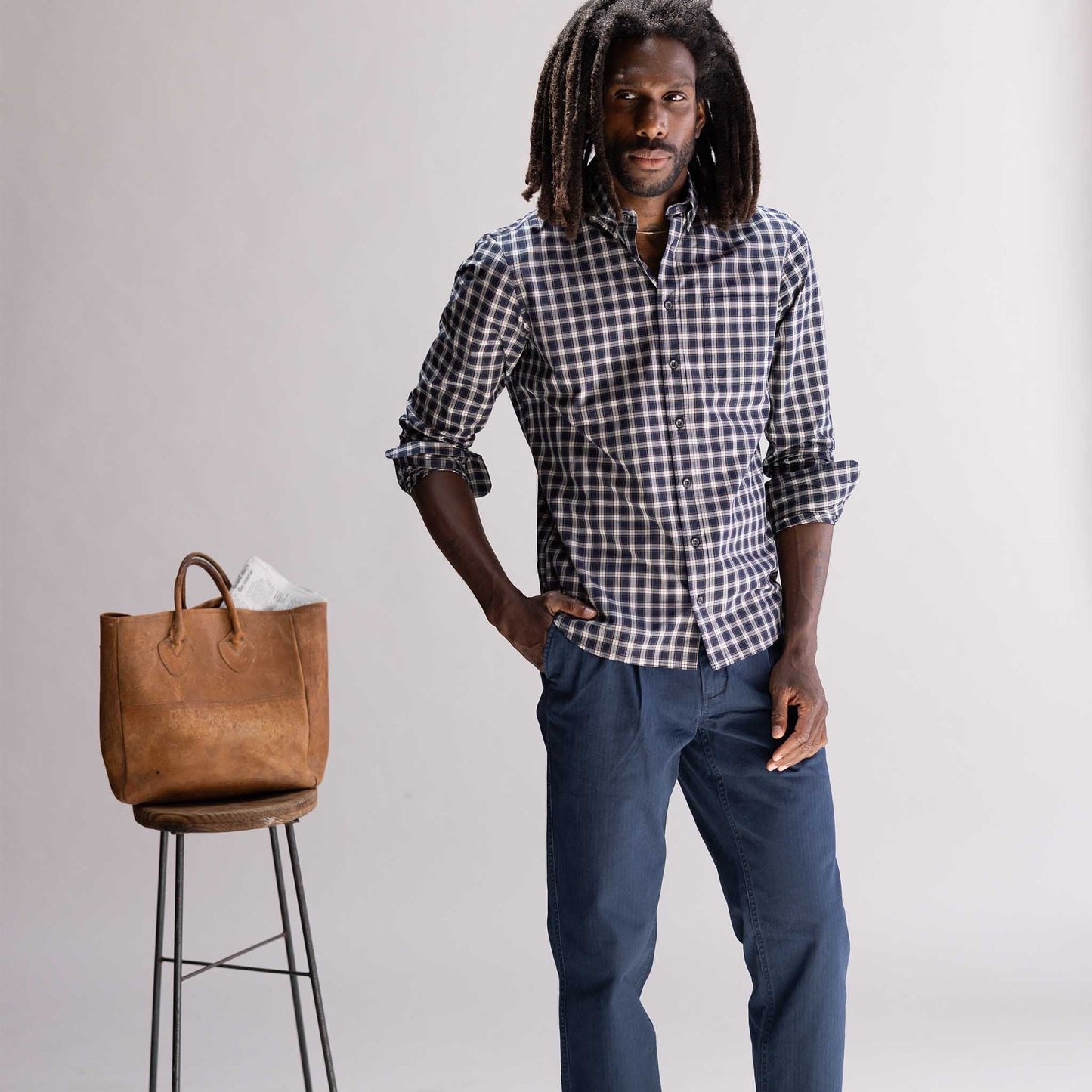 The Jack in Deep Blue Plaid
