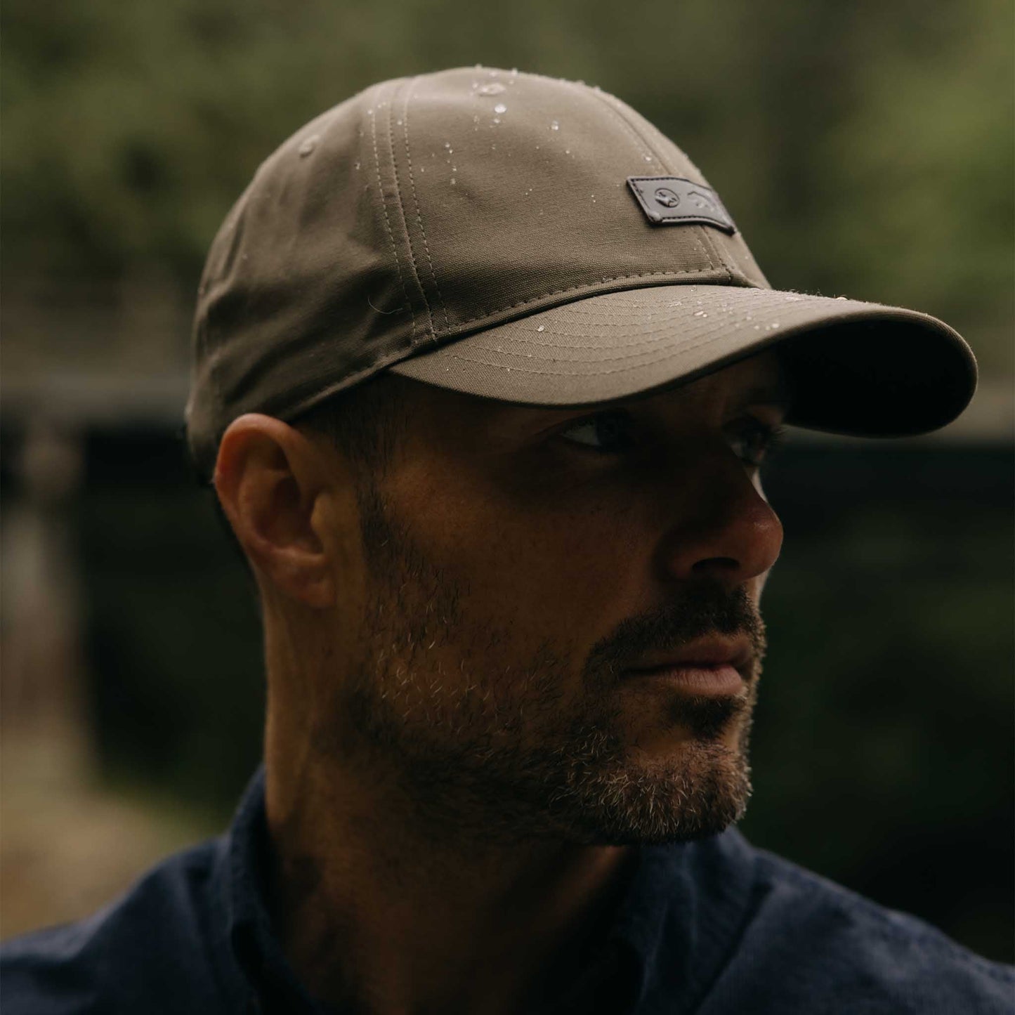 The Pathfinder Cap in Fatigue Olive Dry Wax
