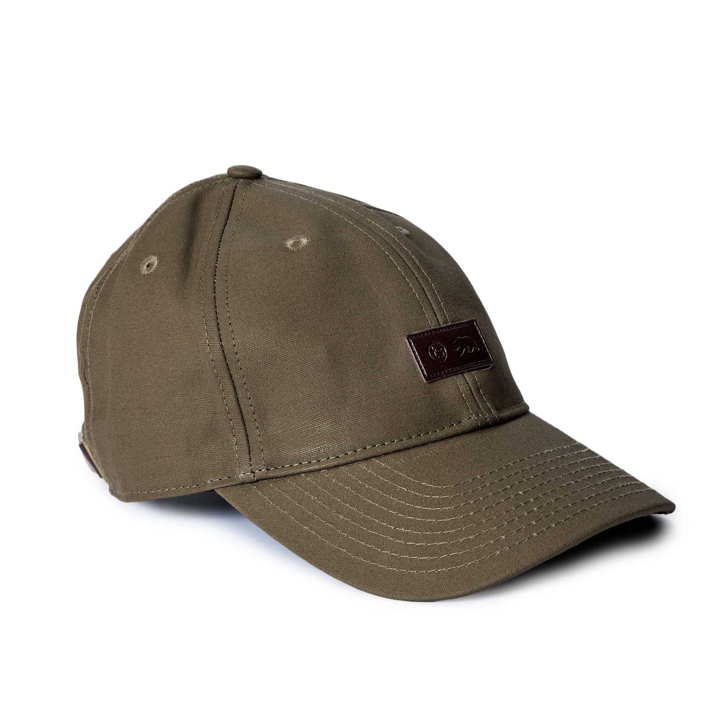 The Pathfinder Cap in Fatigue Olive Dry Wax