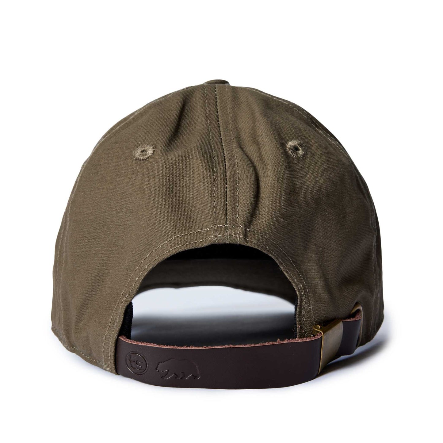The Pathfinder Cap in Fatigue Olive Dry Wax