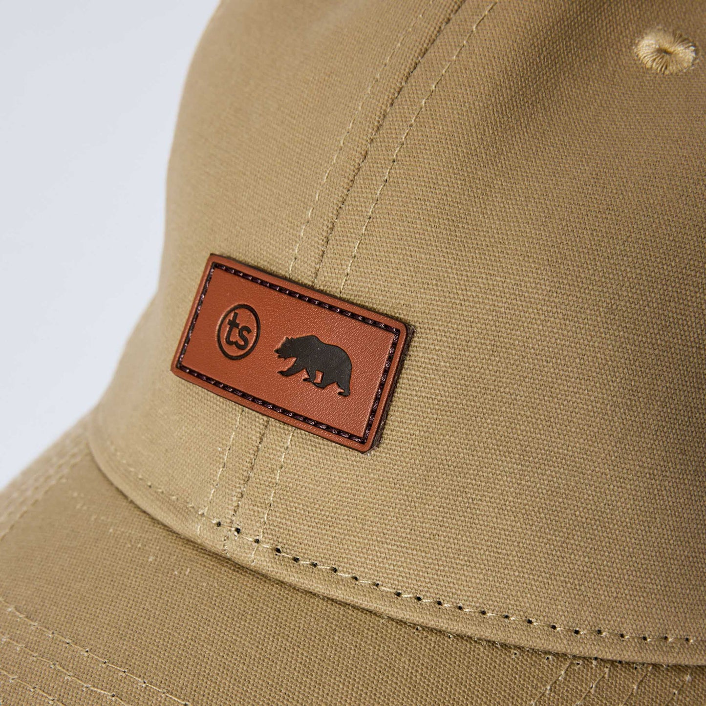 The Pathfinder Cap in Khaki Dry Wax
