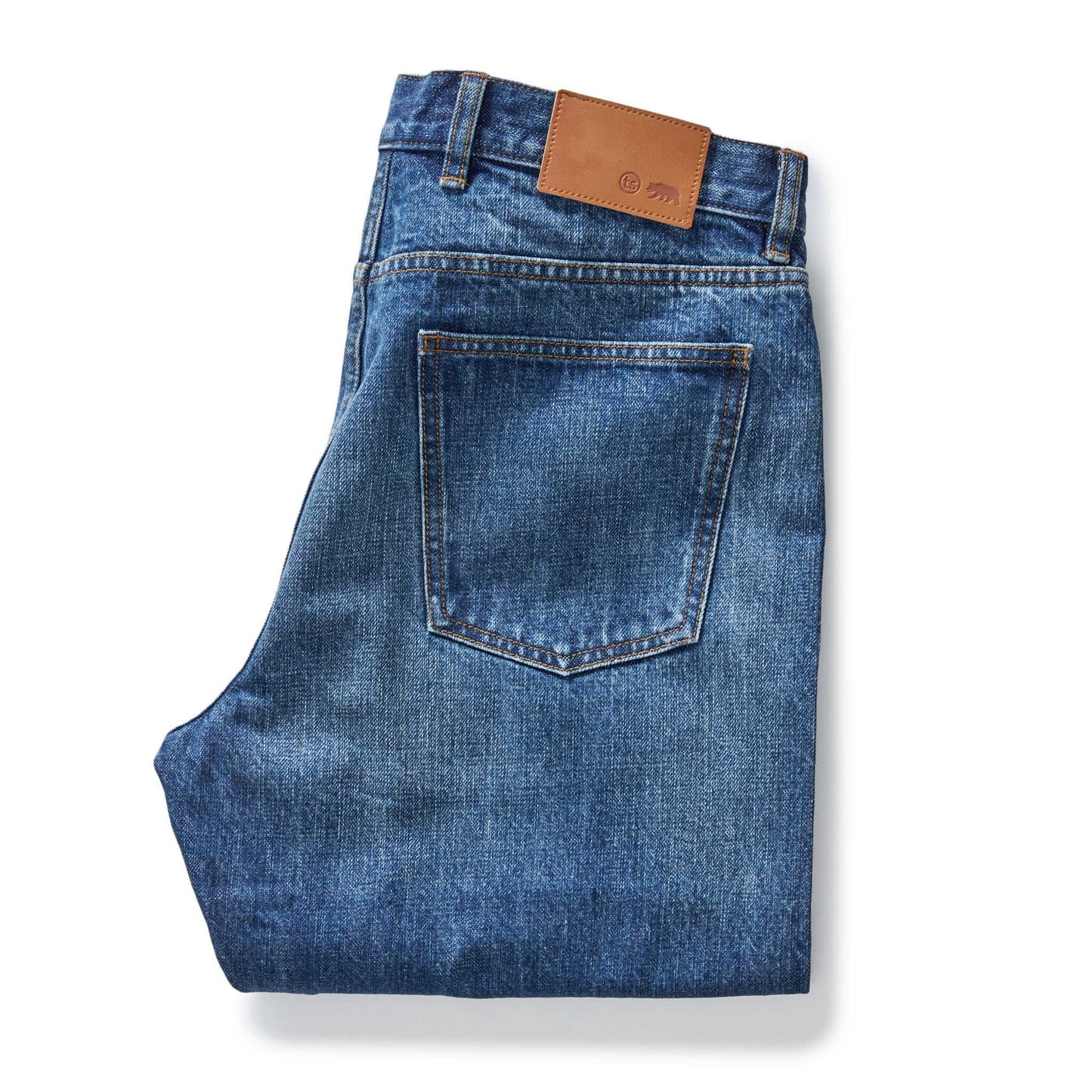 The Slim Jean in Mid Wash Organic Selvedge