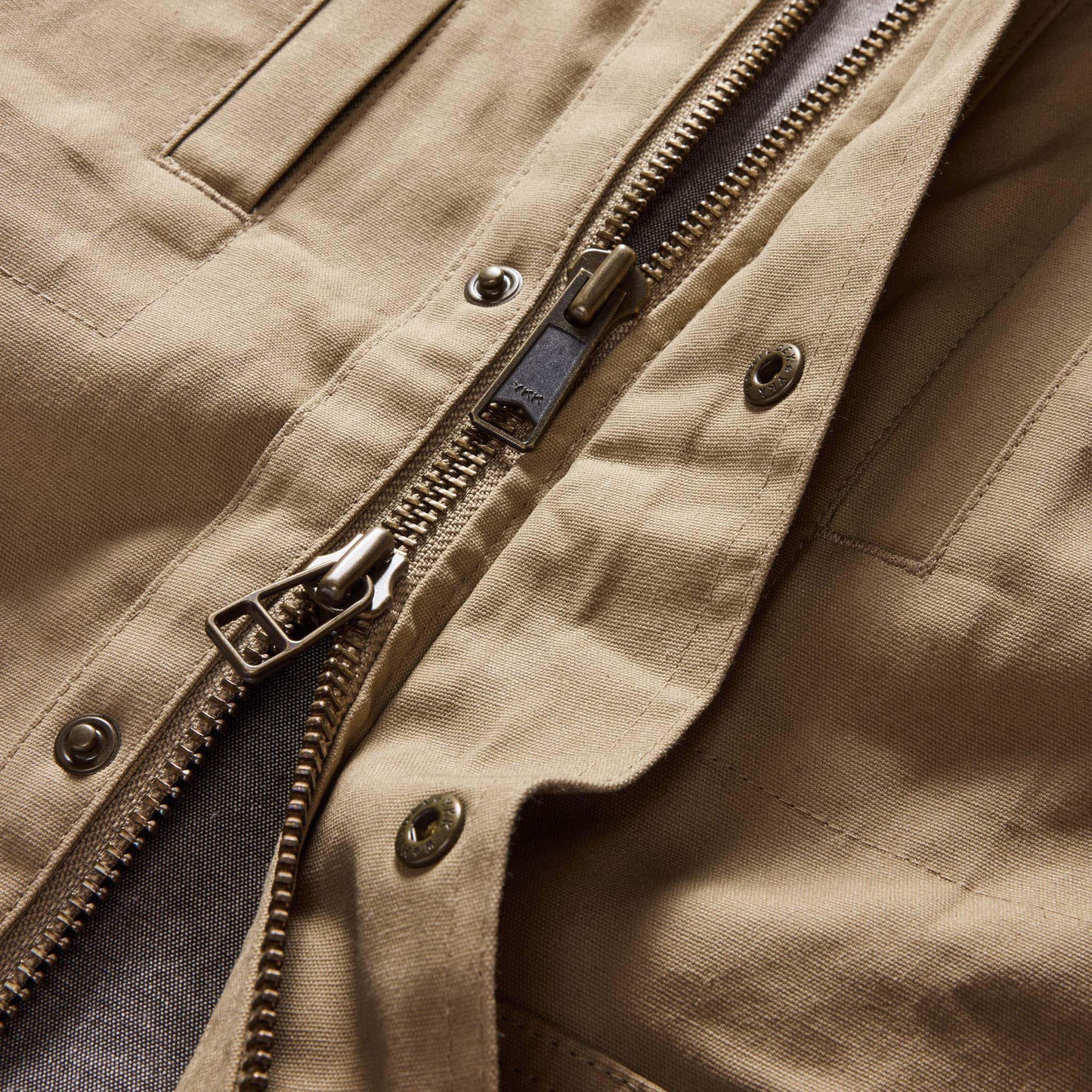The Pathfinder Jacket in Khaki Dry Wax