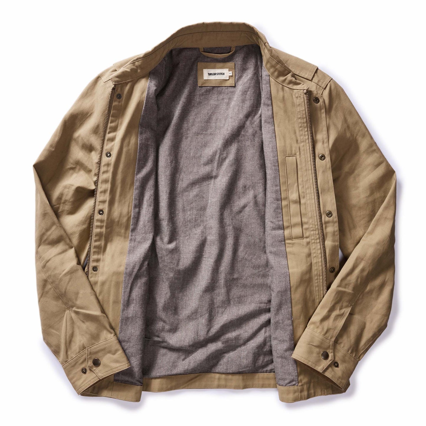 The Pathfinder Jacket in Khaki Dry Wax