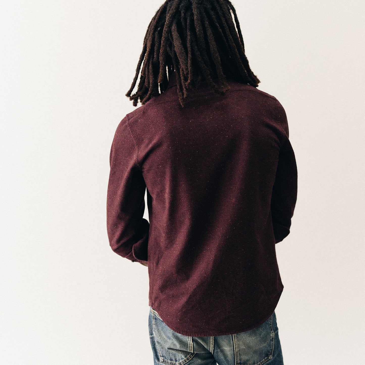 The Yosemite Shirt in Nutmeg Donegal