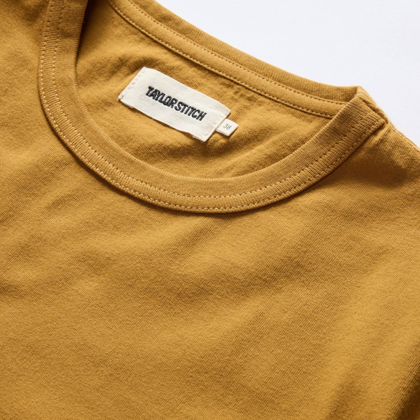 The Organic Cotton Tee in Old Gold