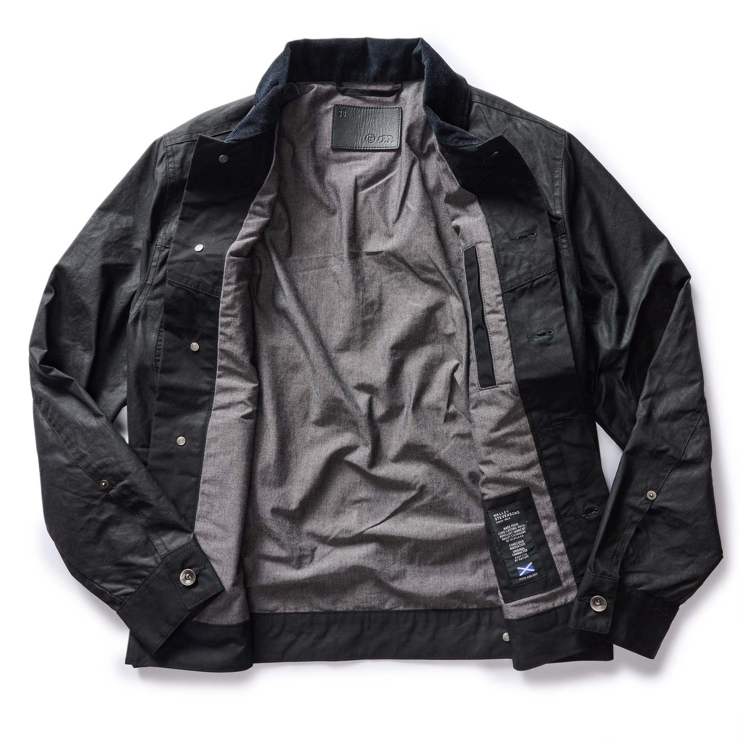 The Long Haul Jacket in Coal Waxed Canvas