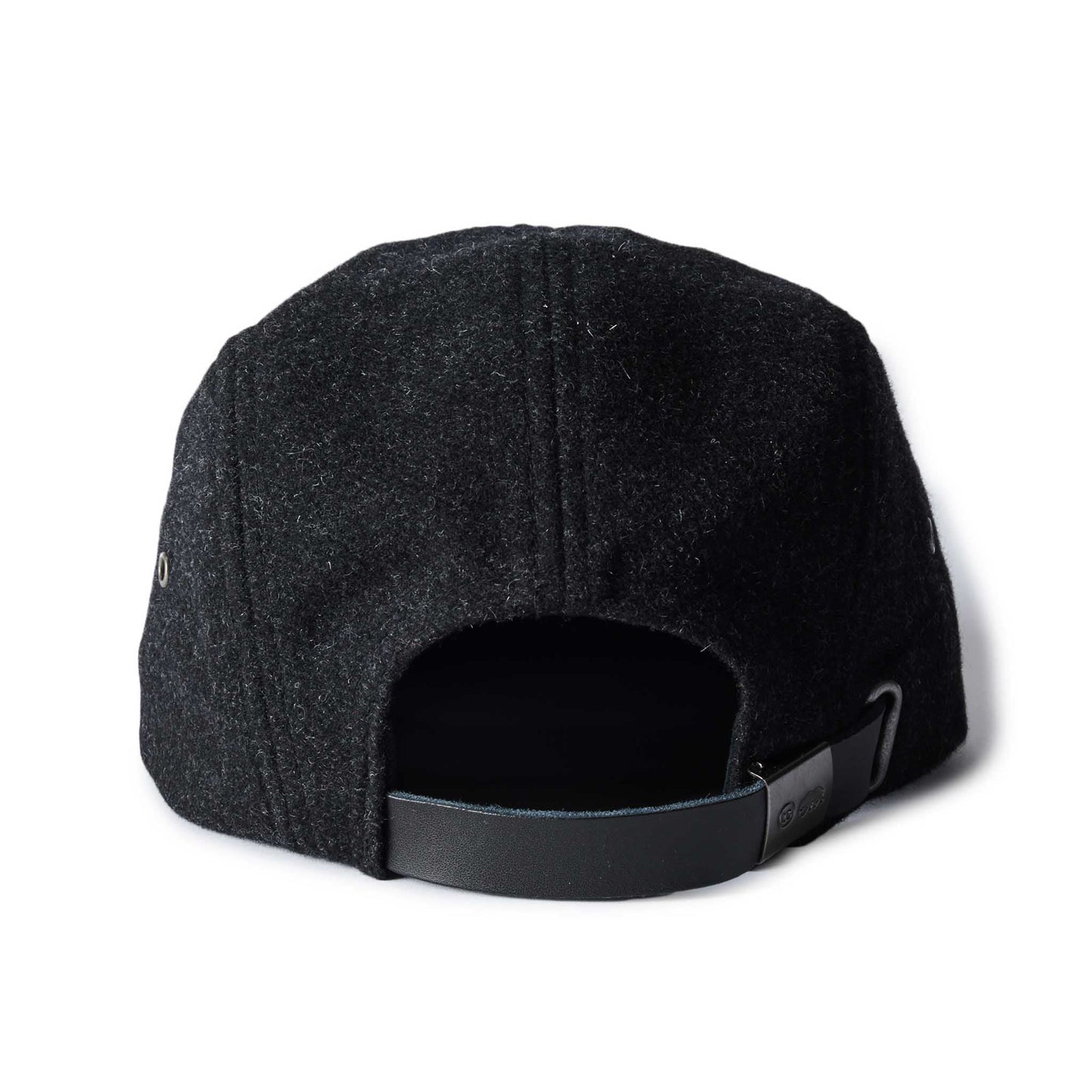 The 5-Panel Cap in Heather Coal Wool Blend