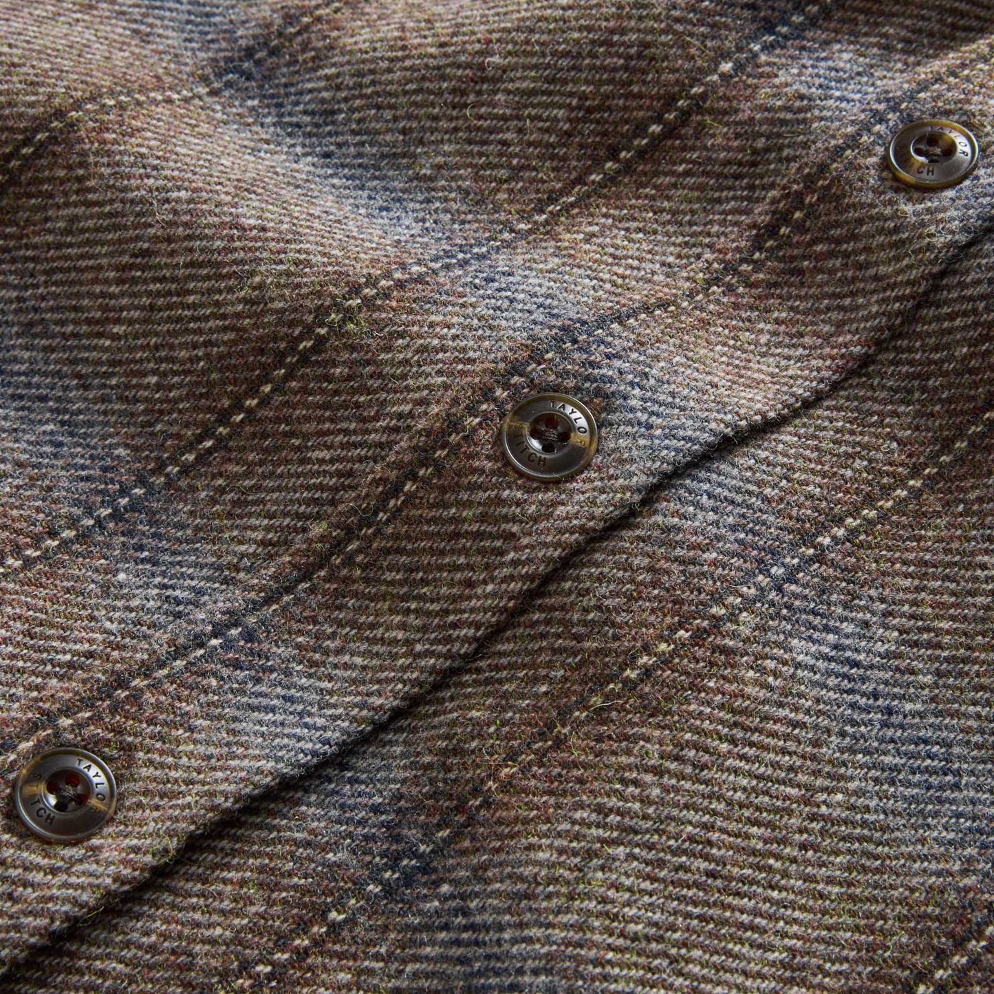 The CPO Shirt in Dark Brick Plaid Wool