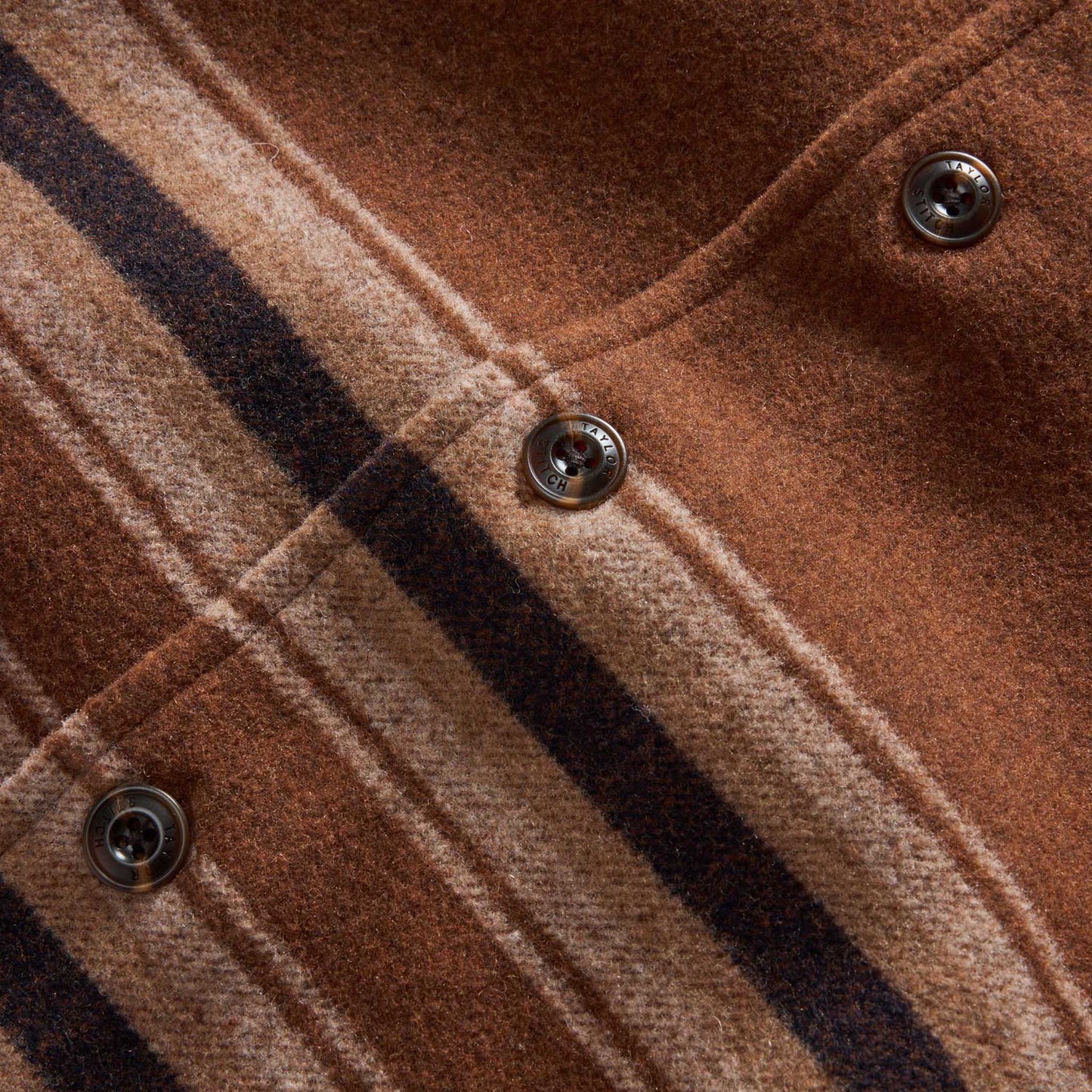 The Ranger Shirt in Tarnished Copper Blanket Stripe