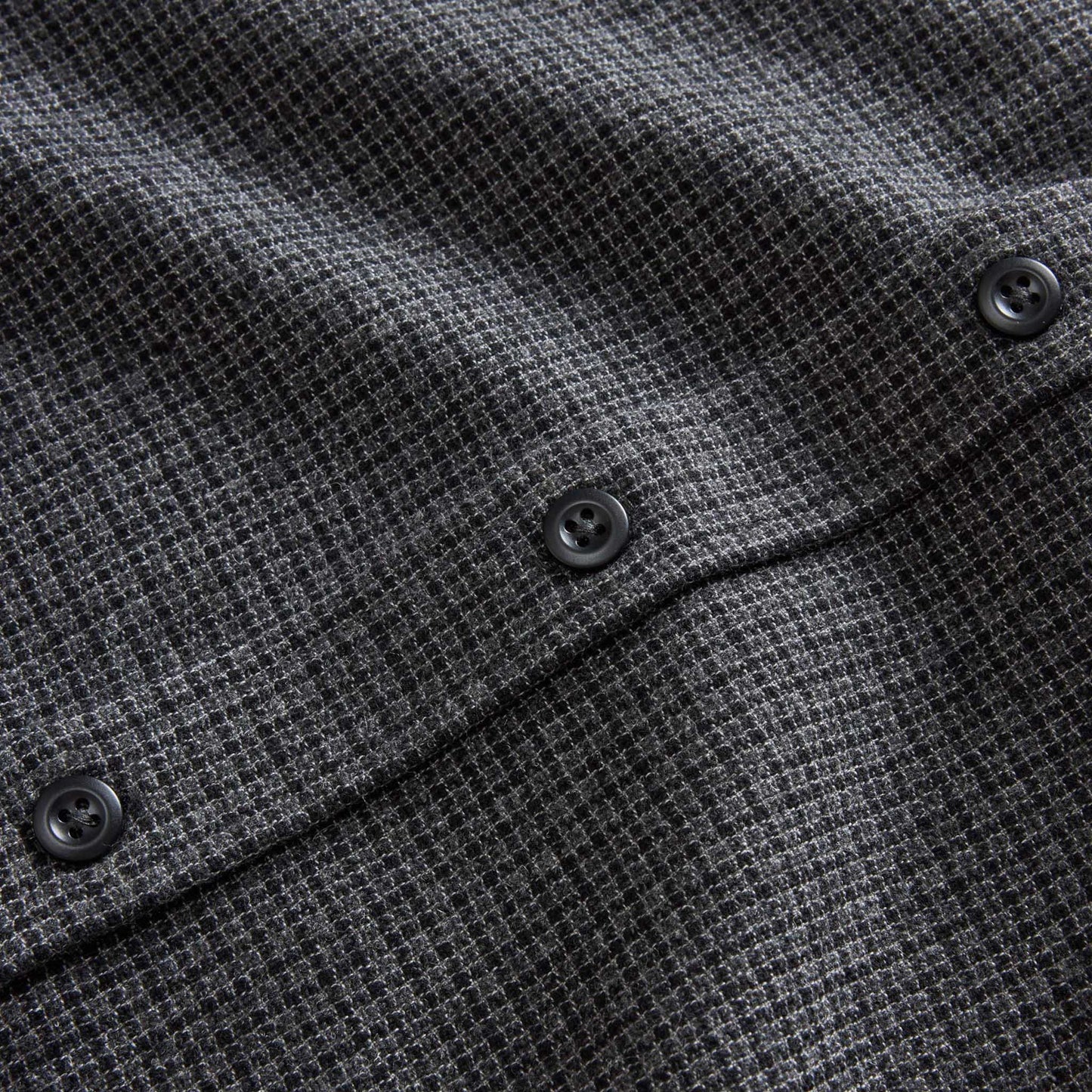 The Saddler Shirt in Ash Check Wool