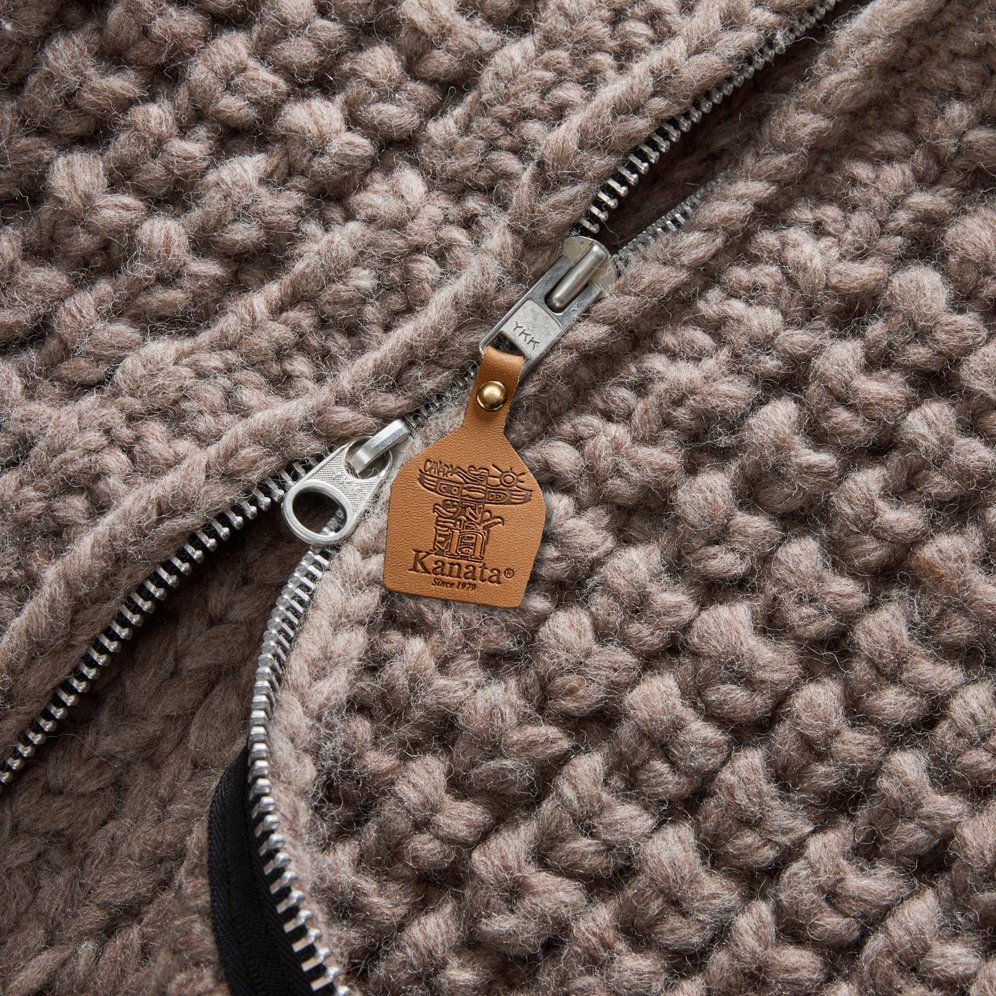 The Seawall Hand-Knit Sweater in Heather Sable