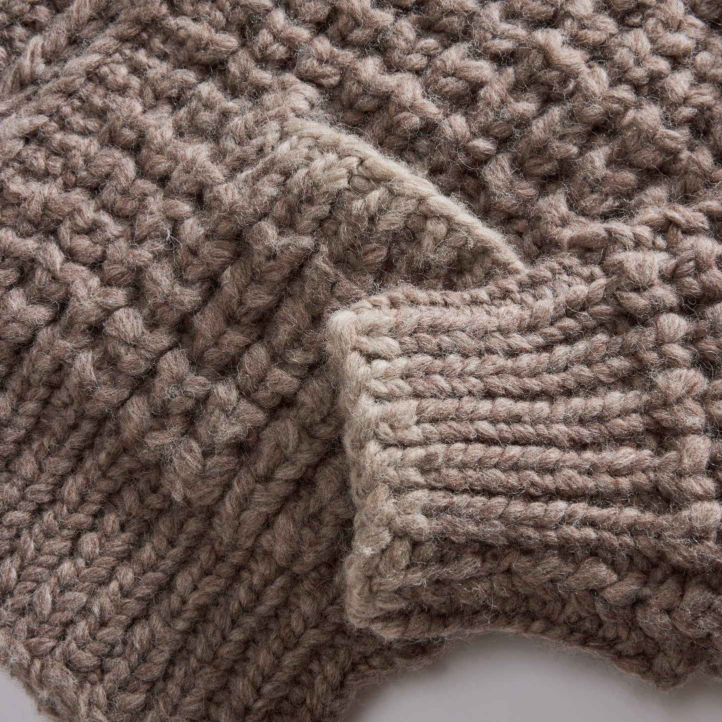 The Seawall Hand-Knit Sweater in Heather Sable