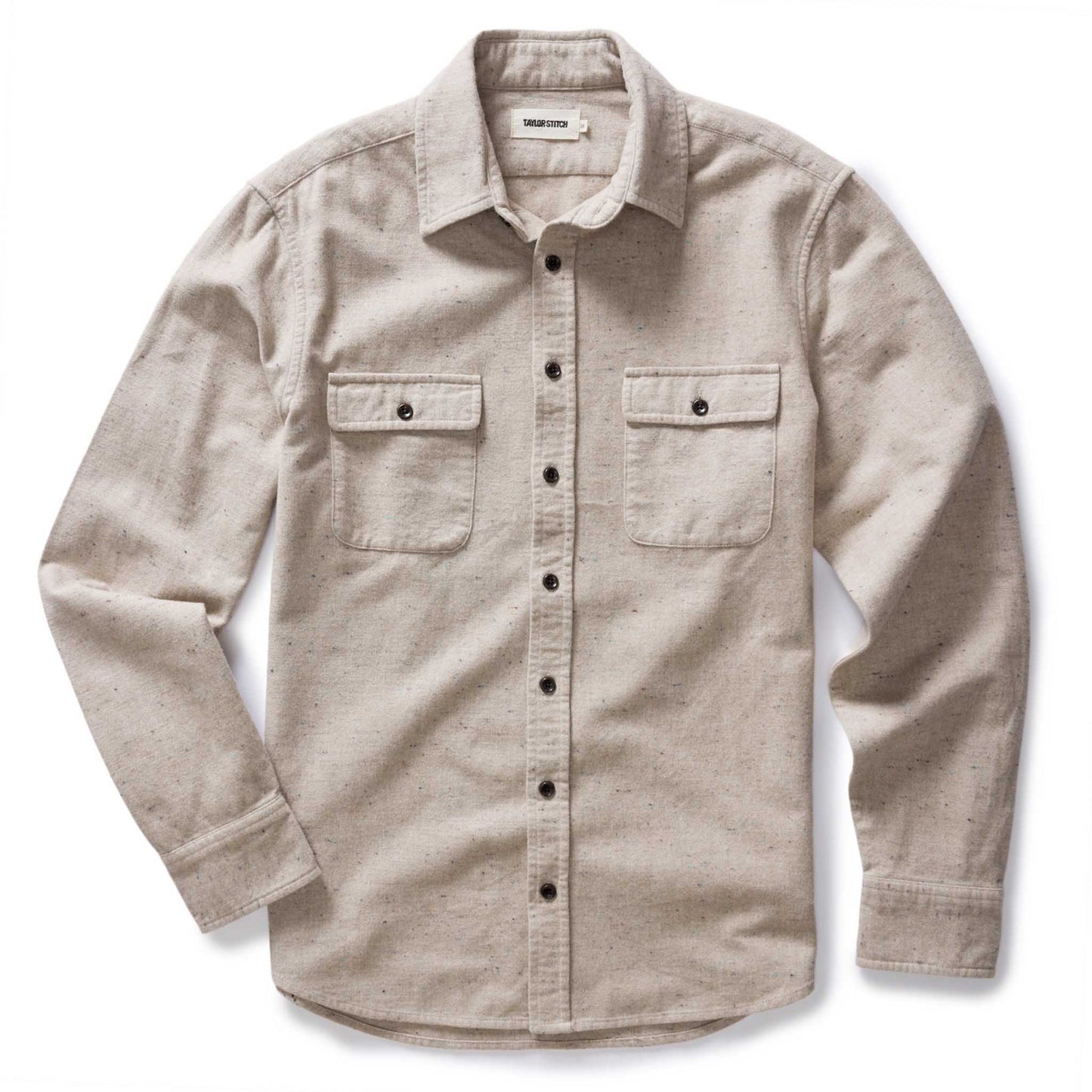 The Yosemite Shirt in Oat Donegal