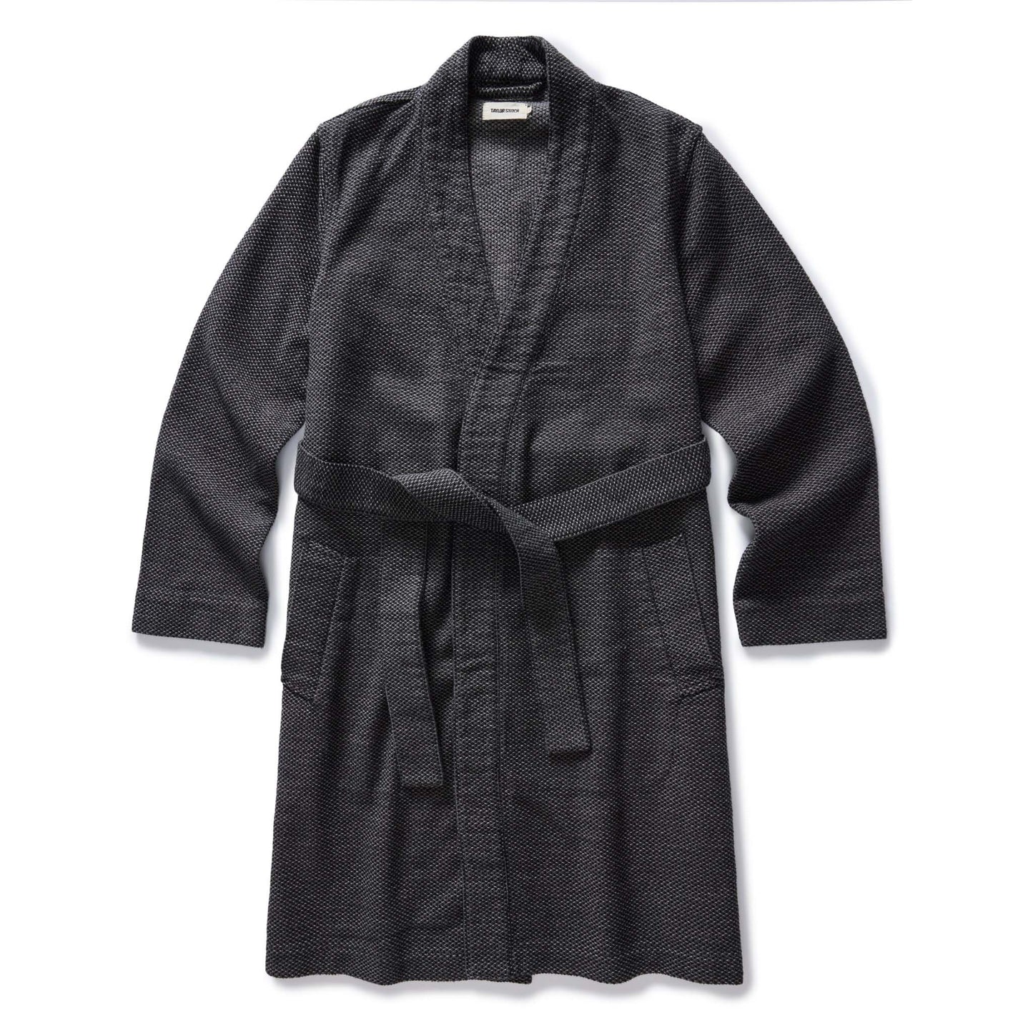 The Apres Robe in Charcoal Sashiko