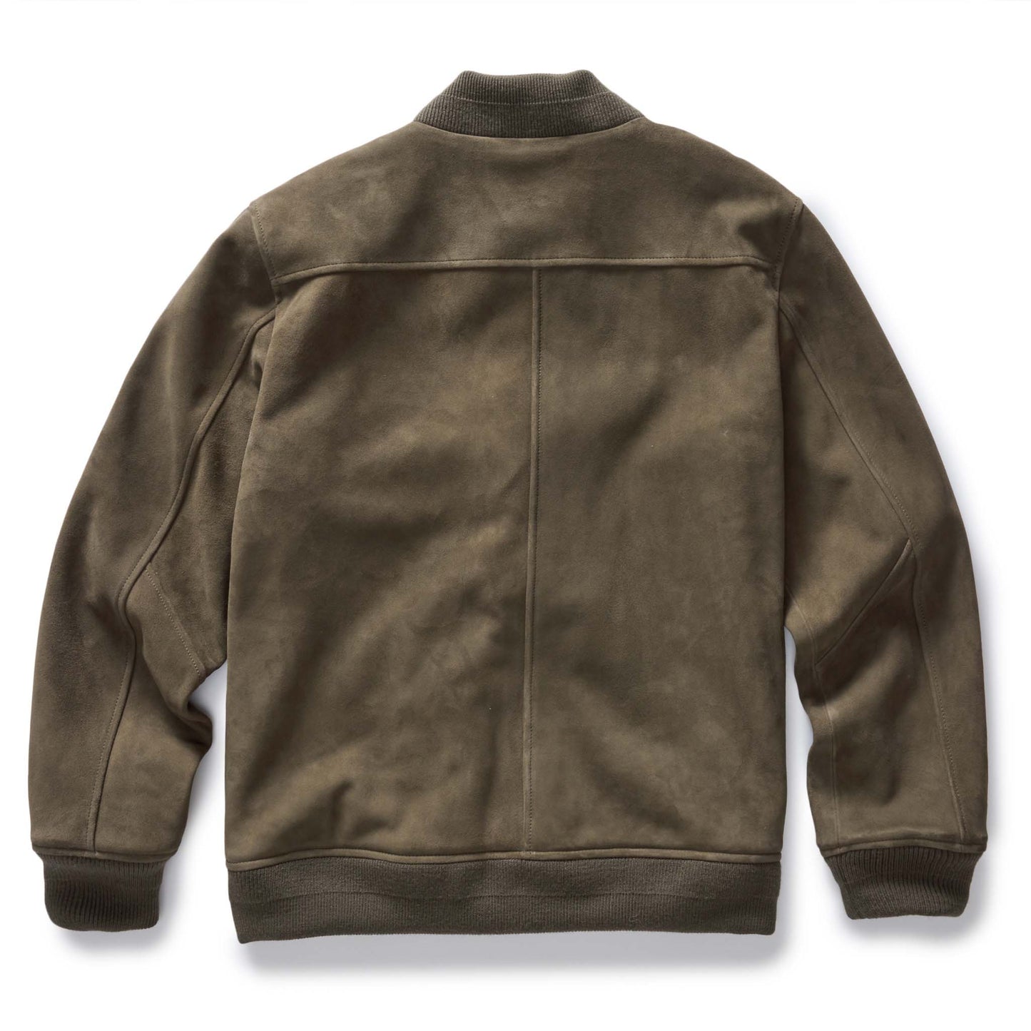 The Bomber Jacket in Army Suede