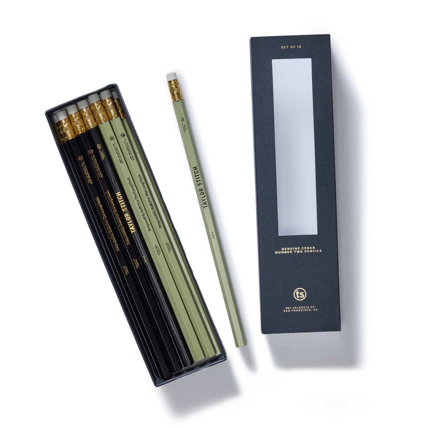 The Cedar Hex Pencil (12-Pack)