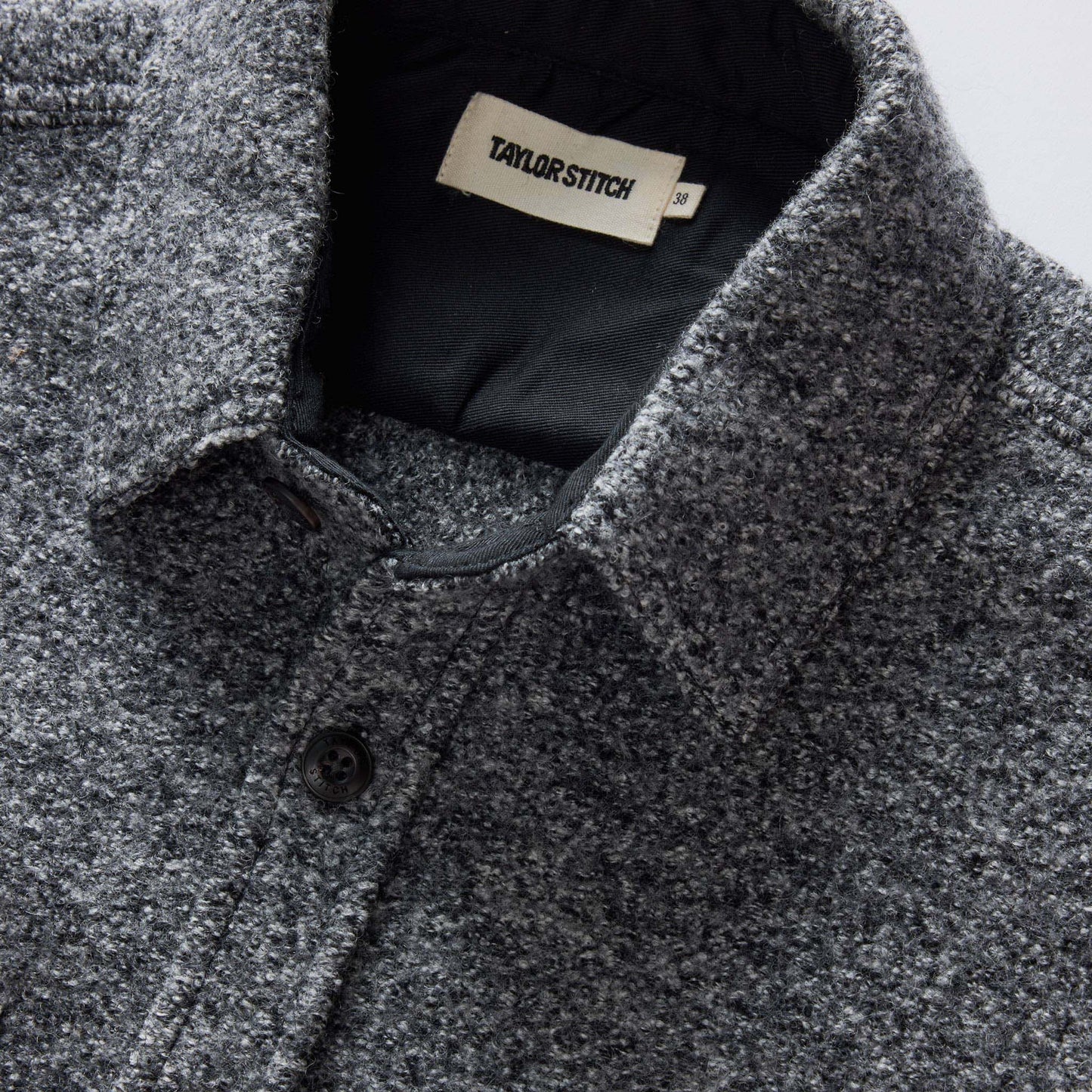 The Connor Overshirt in Heather Ash Boucle