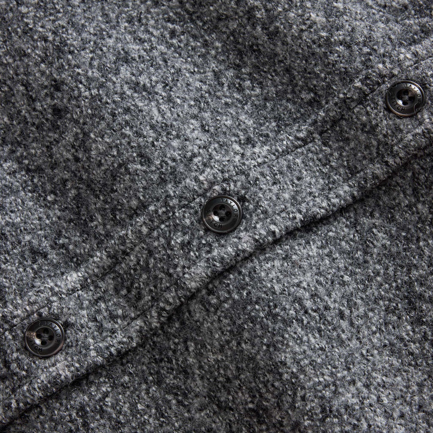 The Connor Overshirt in Heather Ash Boucle