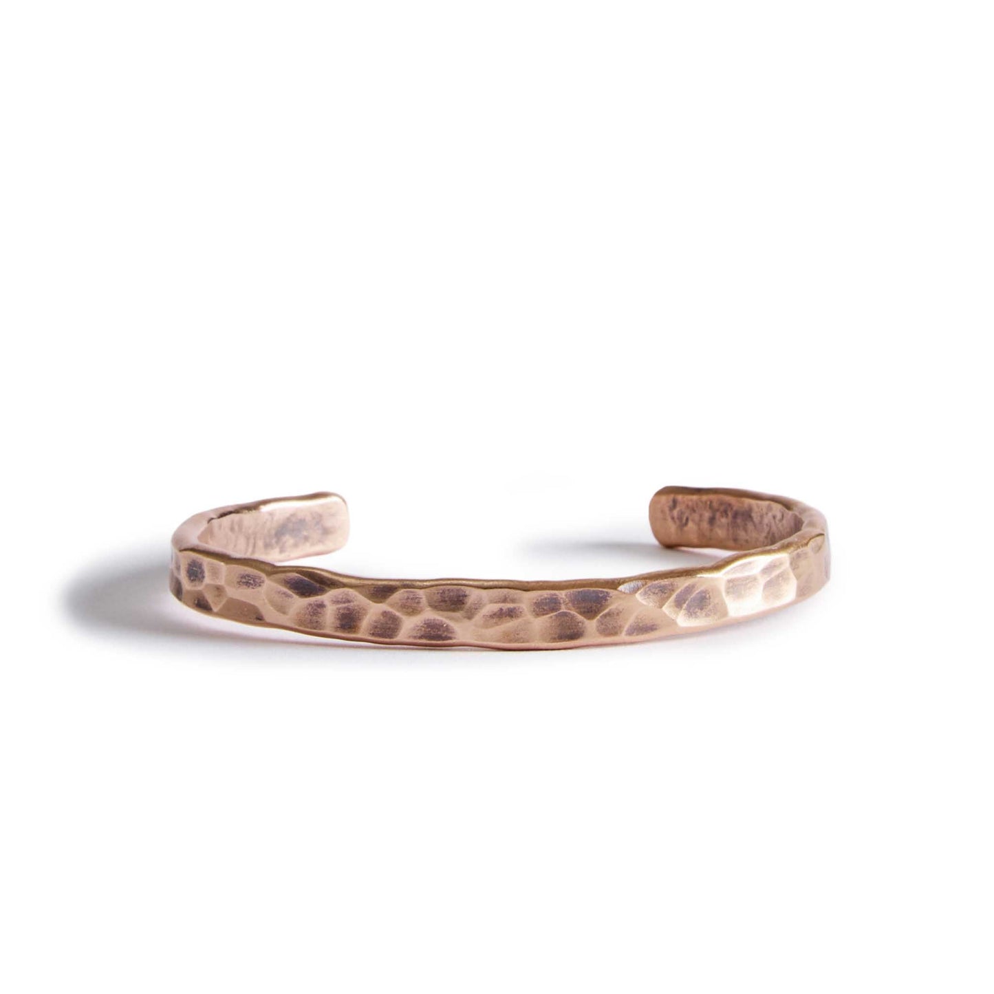 The Hammered Cuff in Copper