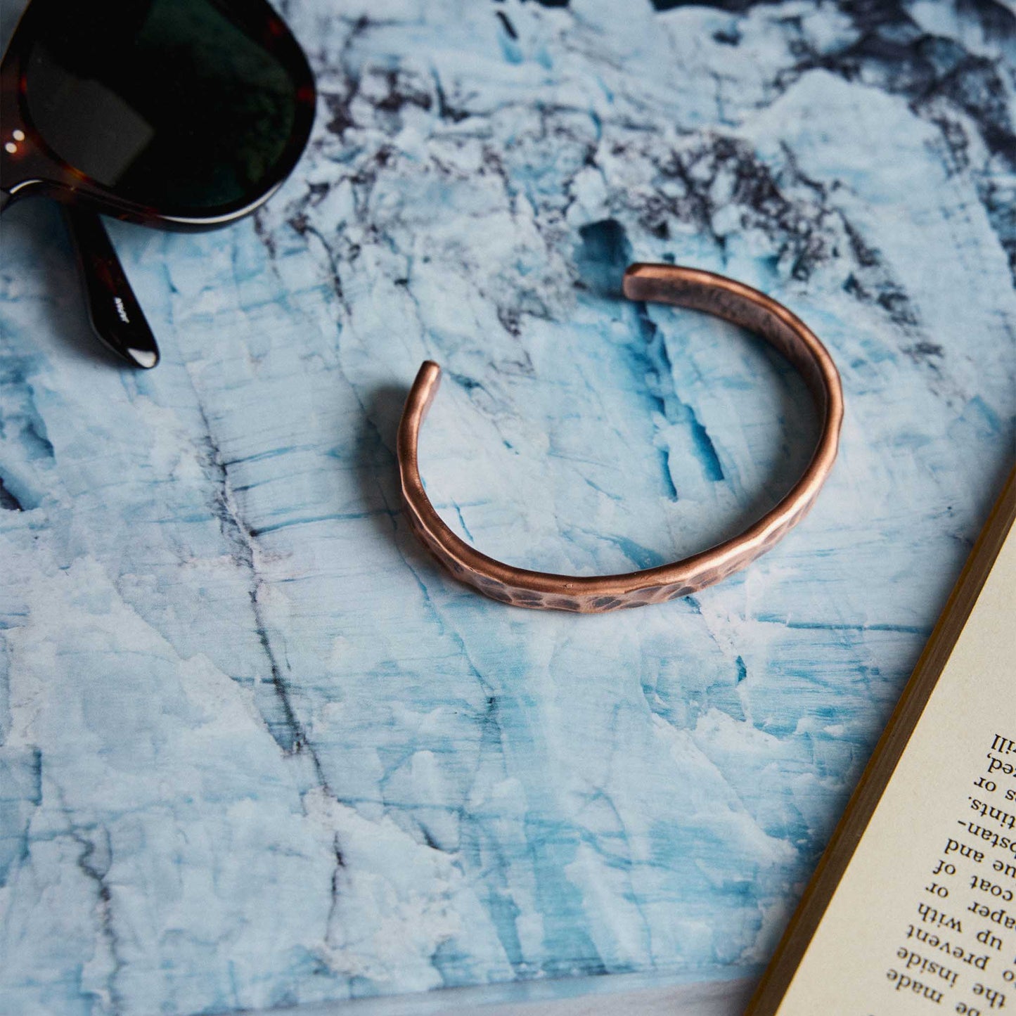 The Hammered Cuff in Copper