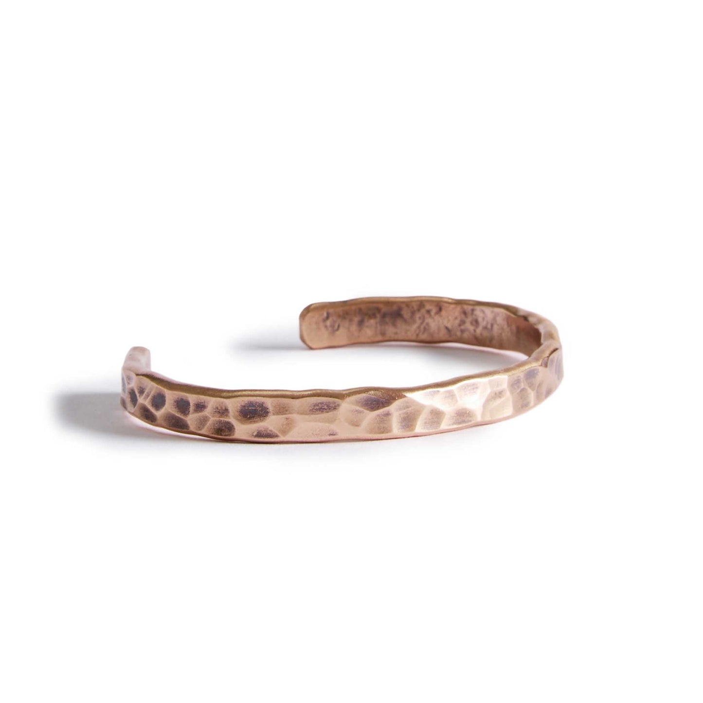 The Hammered Cuff in Copper