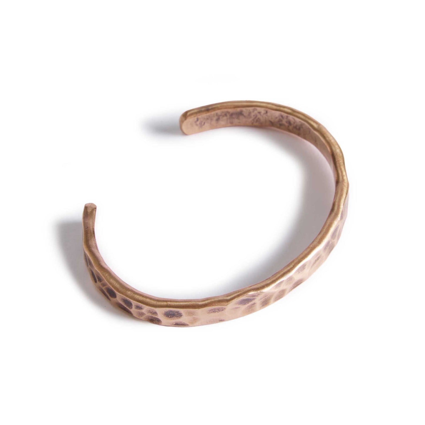 The Hammered Cuff in Copper