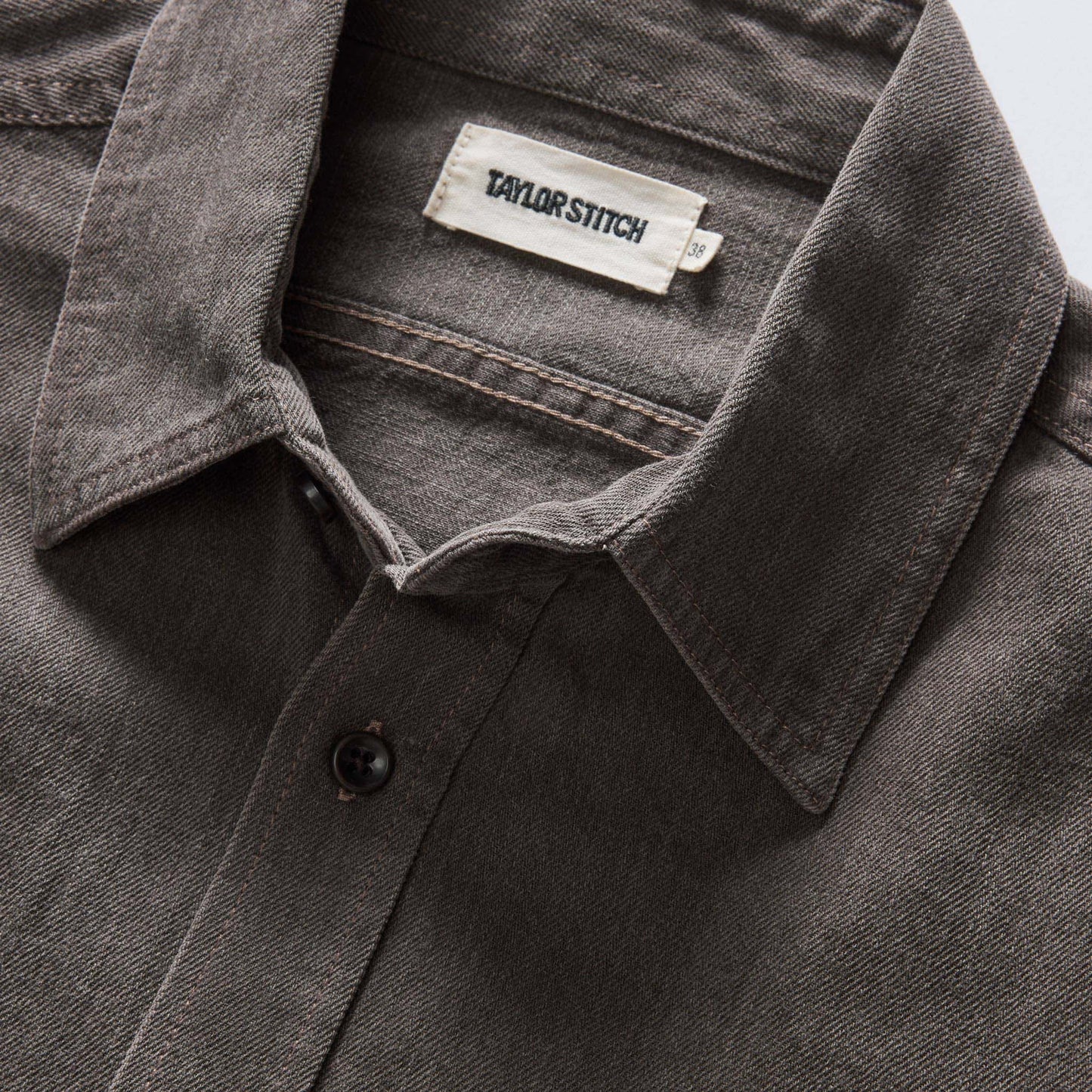 The Utility Shirt in Soil Selvedge Denim