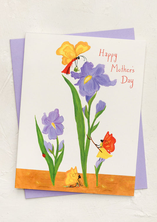 Happy Mother's Day Iris Card