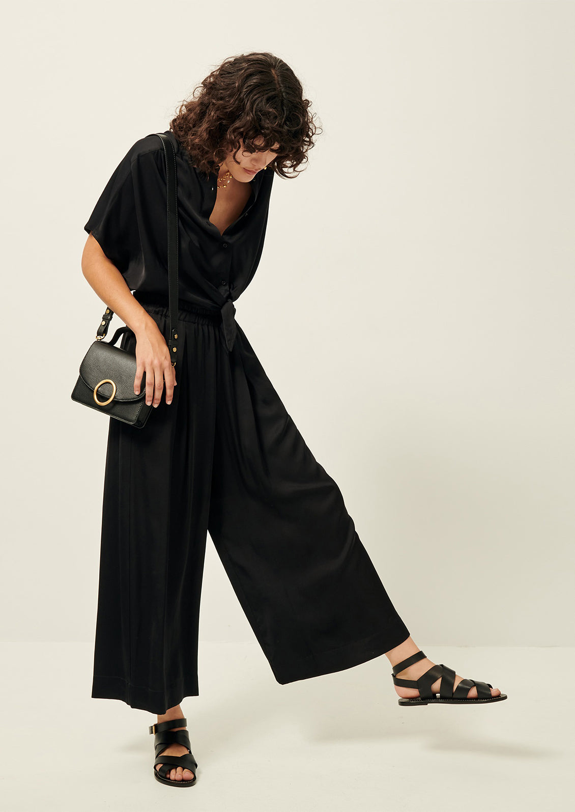Isla Night Pant in Black