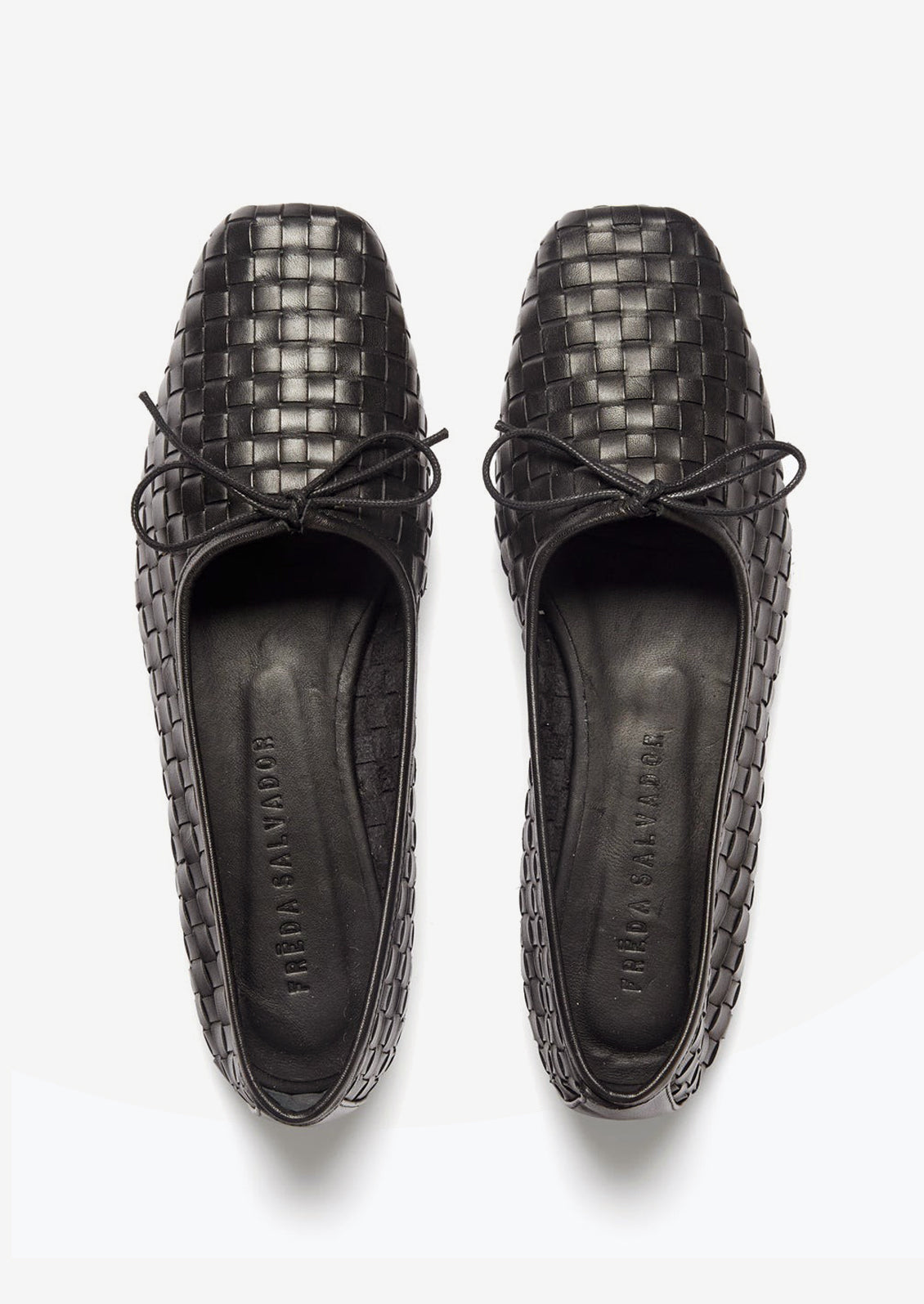 Jada Woven Leather Ballet Flat