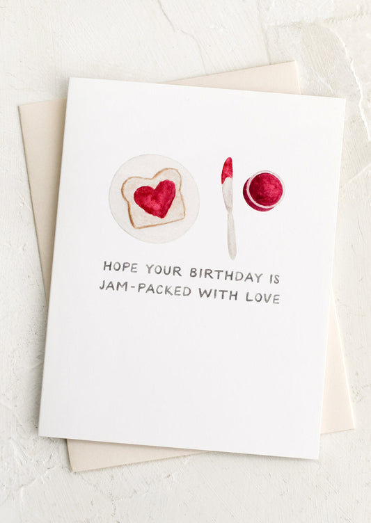 Jam-Packed With Love Birthday Card