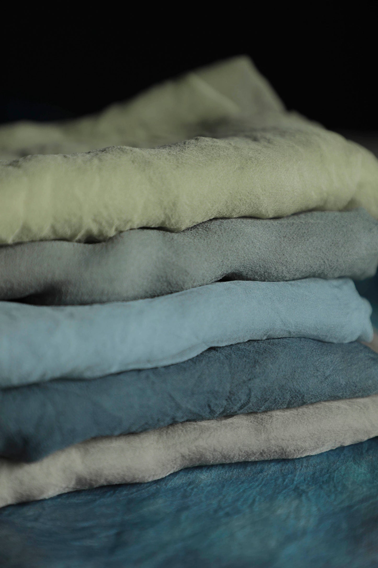 Styling Silks / Plant Dyed Ocean Collection