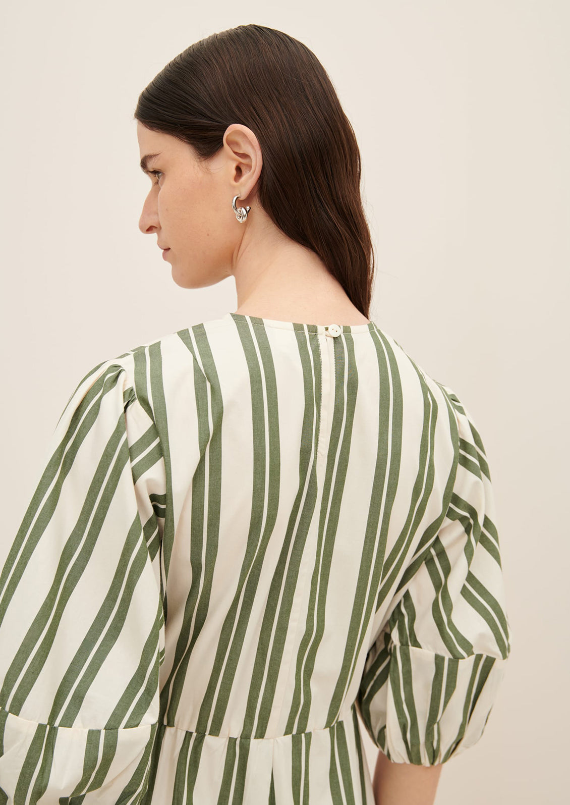 Joan Striped Cotton Dress