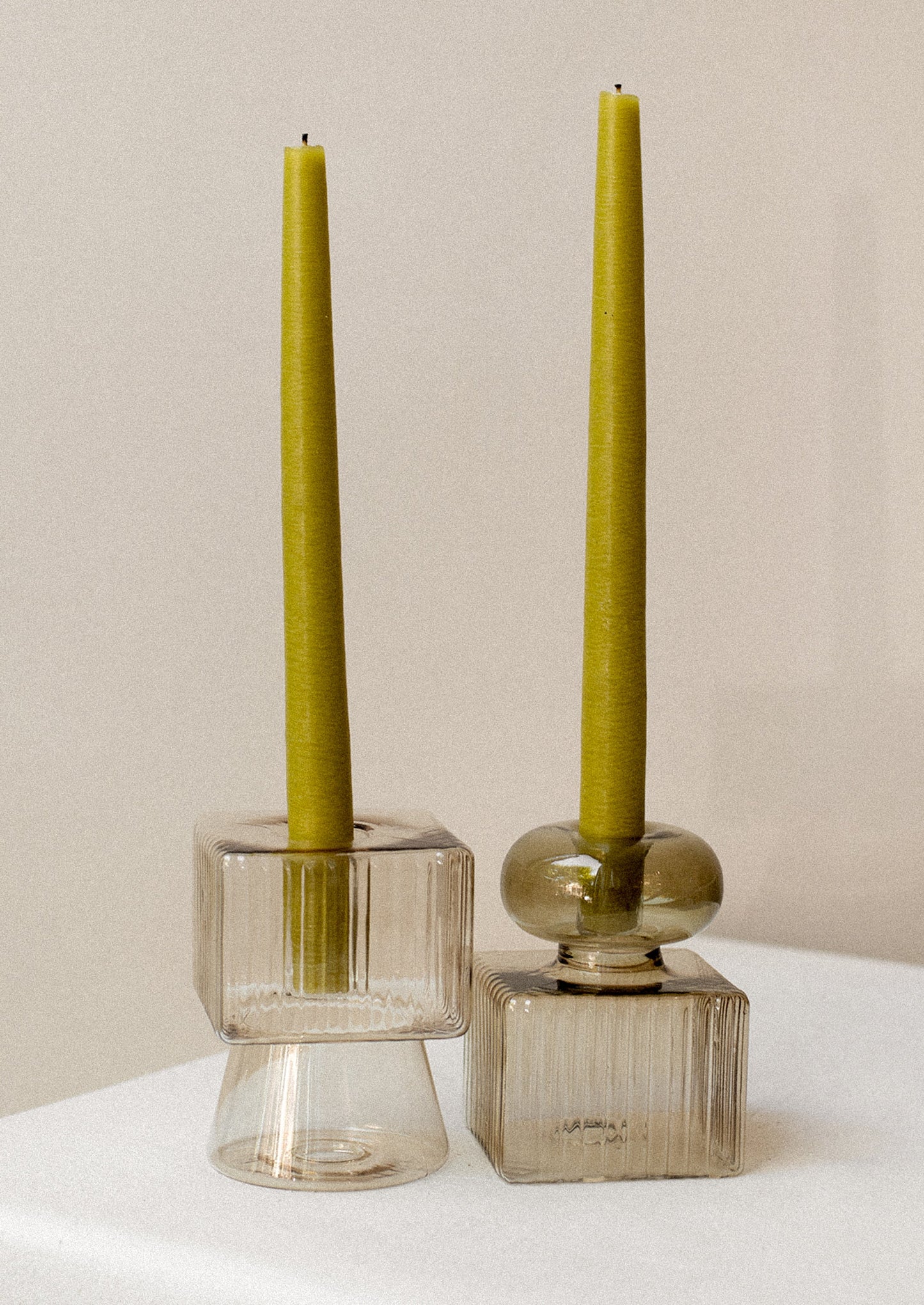 Josephine Glass Candlestick Holder