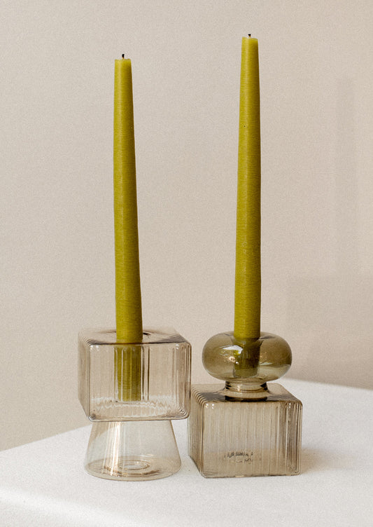 Josephine Glass Candlestick Holder