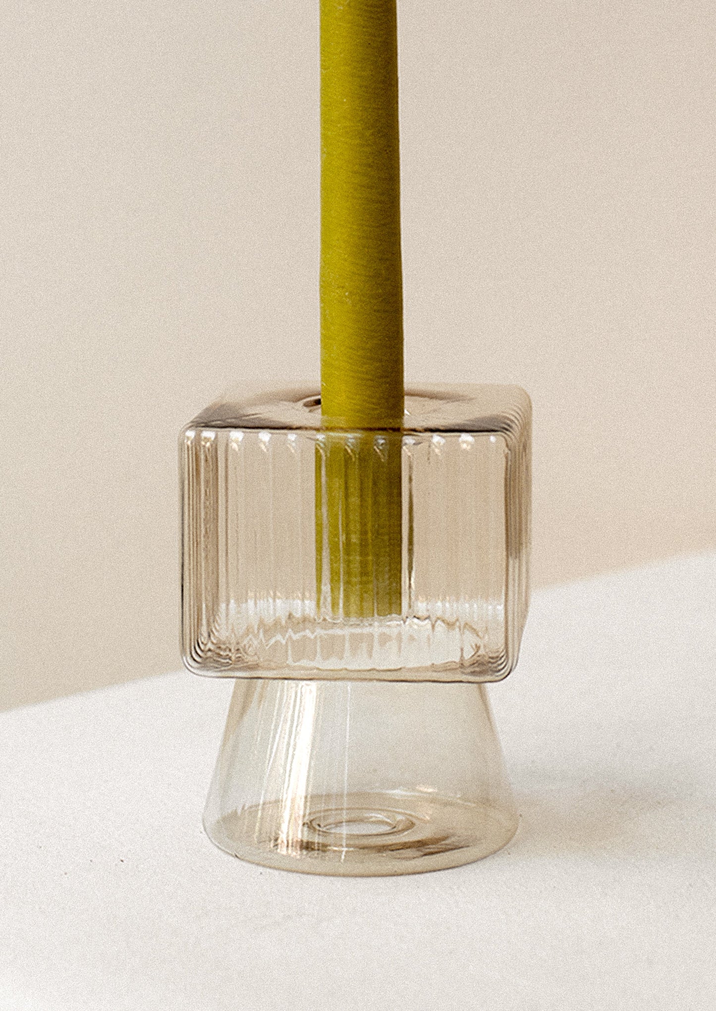 Josephine Glass Candlestick Holder