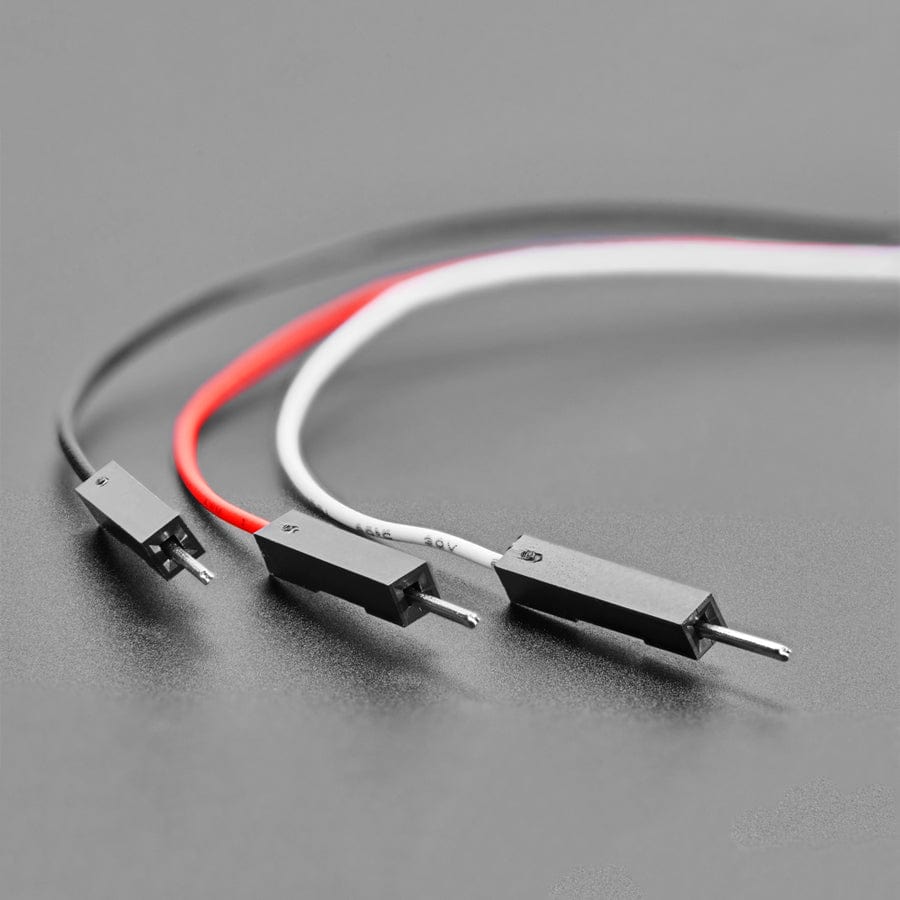 JST SH Compatible 1mm Pitch 3 Pin to Premium Male Headers Cable - 100mm long